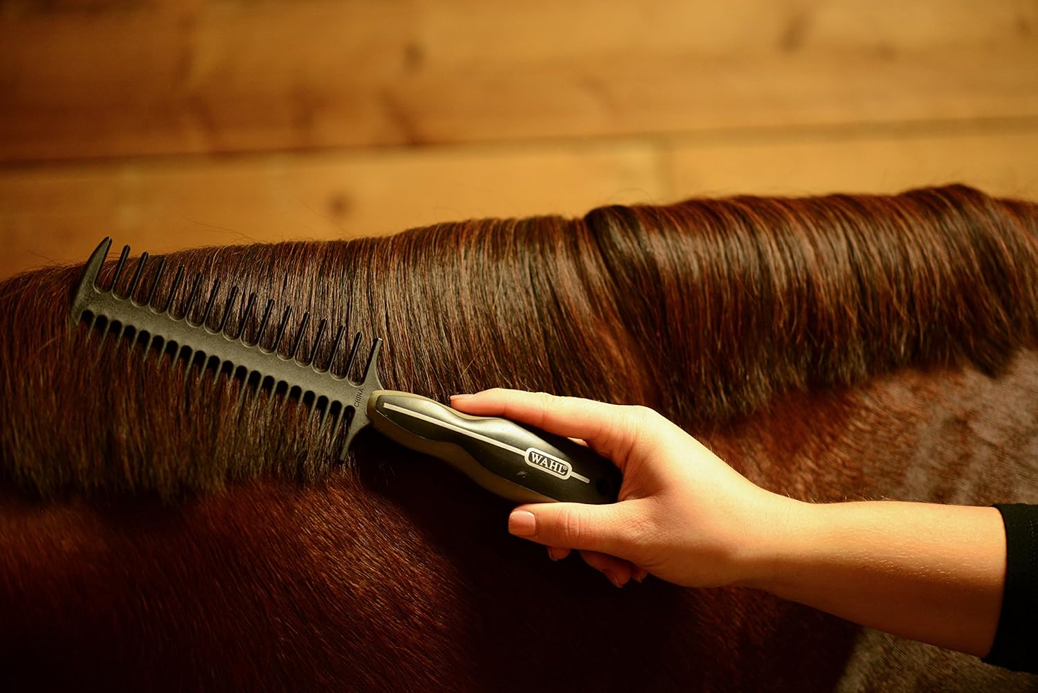 Wahl Professional Animal Equine Grooming Mane and Braiding Horse Comb, Black (#858708) : Hair Combs : Pet Supplies