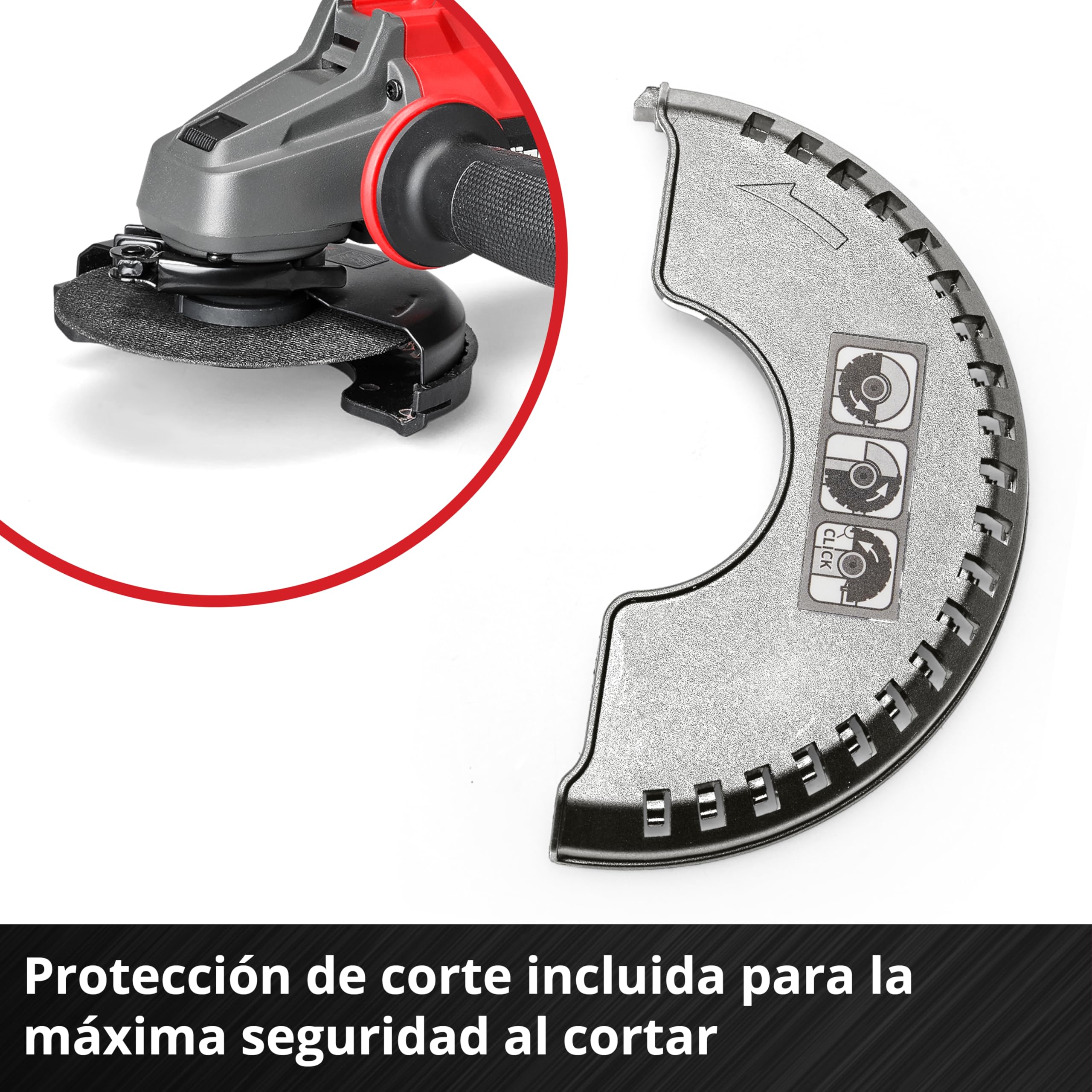 Einhell Amoladora angular con batería AXXIO 18/115 Power X-Change (18 V, 18 V, diámetro de corte de Ø 115 mm, profundidad de corte de 28 mm, sin escobillas, sin disco de corte, sin batería) | 18 V | 700 W | Ø 115 mm | profundidad de corte de 28 mm | sin e