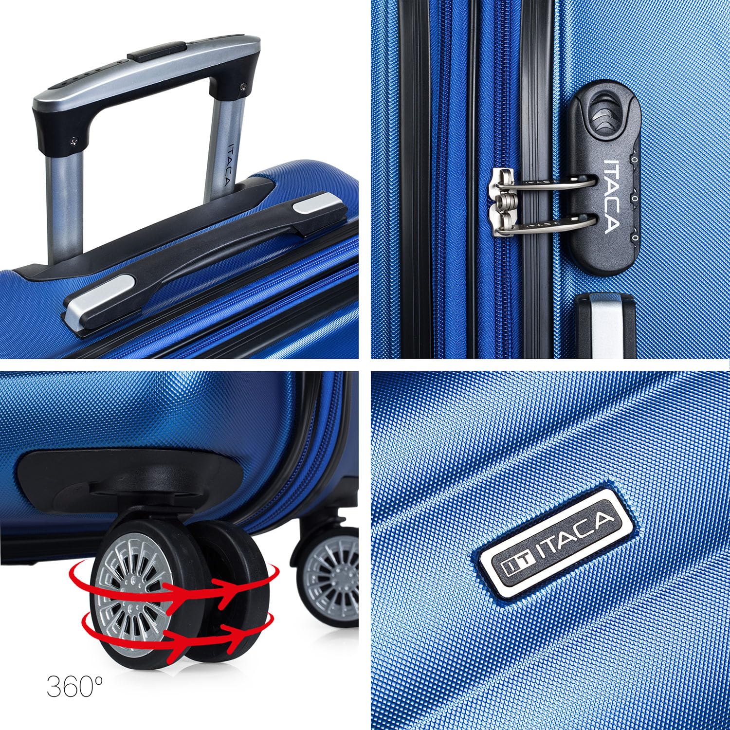 ITACA Valise Grande Taille polypropylène Solide, Valise 23kg pour Long séjour, Valise XL soute Avion résistante