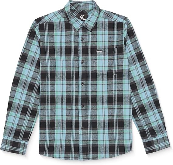 Volcom Chemise à Carreaux Manches Courtes pour Hommes