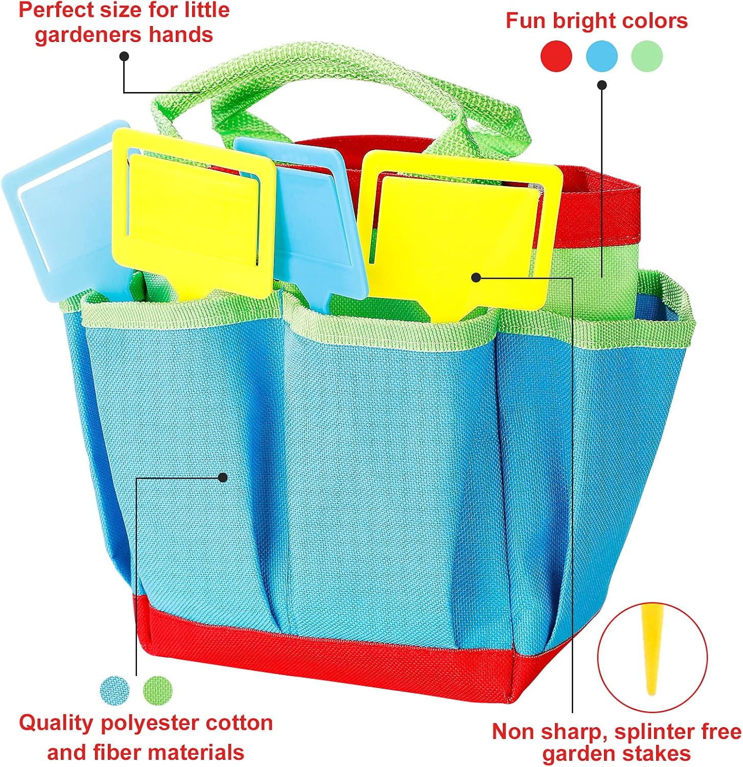 Limited Discount MojiDecor Garden Tool for Children, 14 Pieces Kids Garden Tools Play Tools Set with Shovel Watering Can, Garden Toy Set for Boys Girls in The Garden/Beach