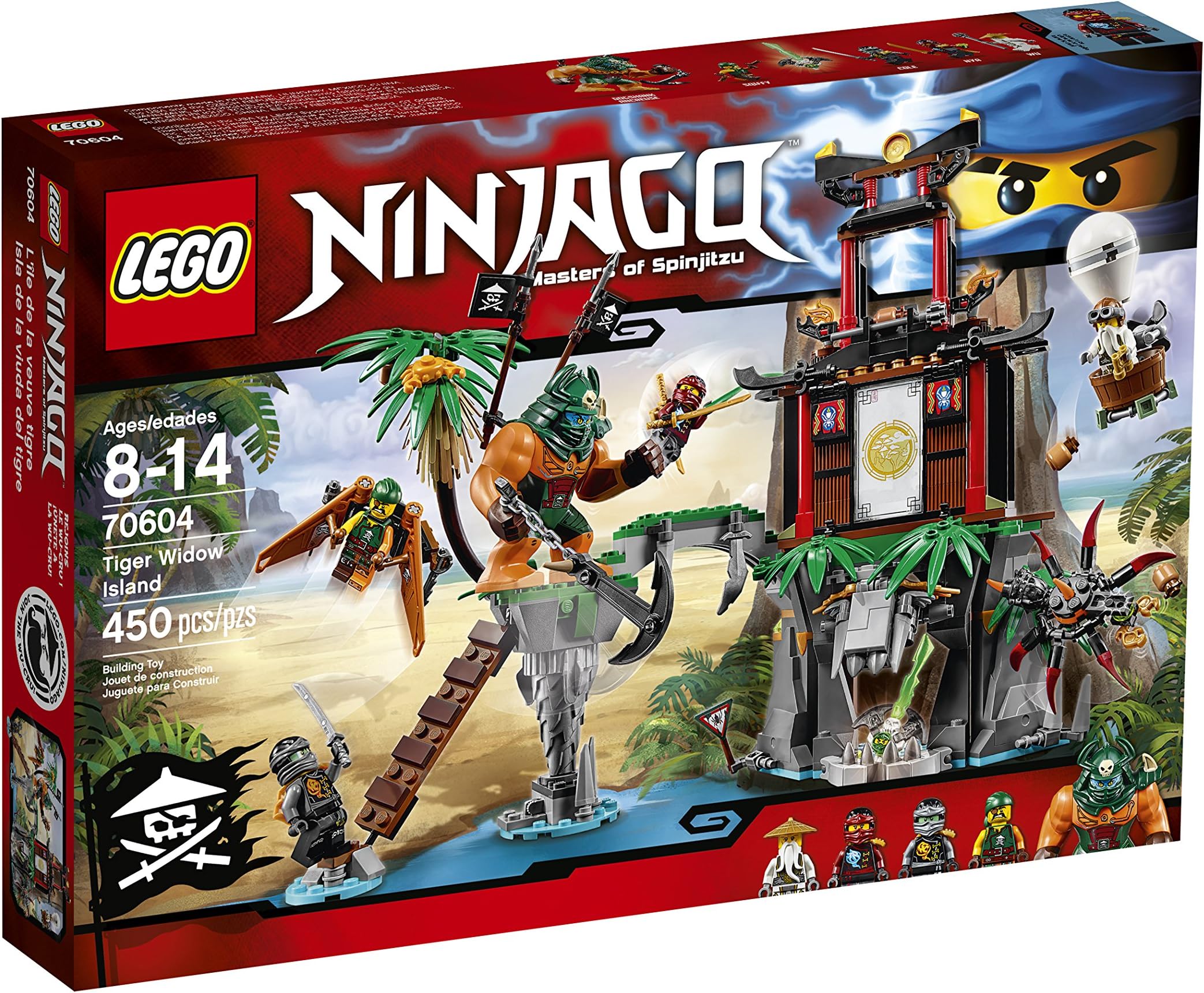 LEGO Ninjago Tiger Widow Island 70604