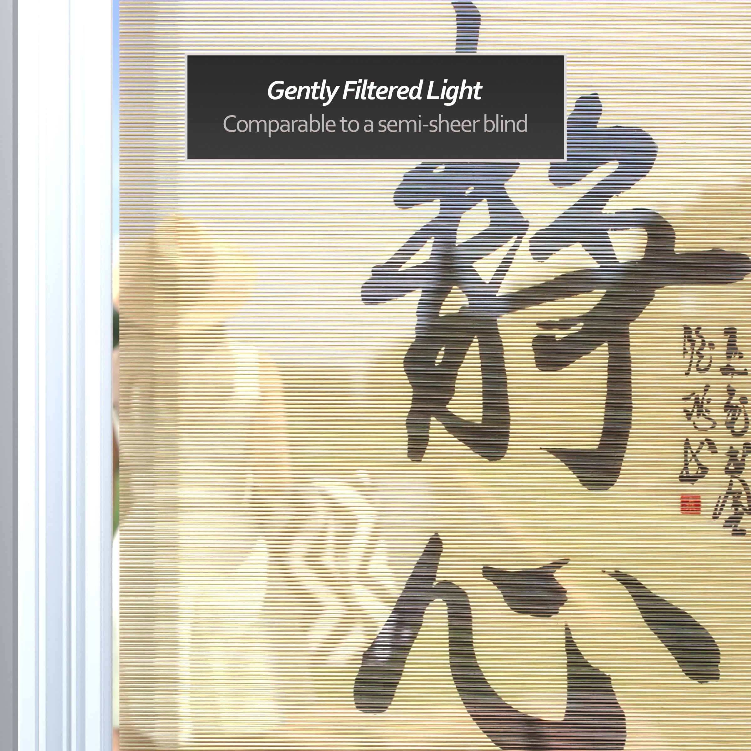 Red Lantern Natural Bamboo Cordless Window Shade - 36 Inches Wide X 72 Inches Long, Roll-Up Style