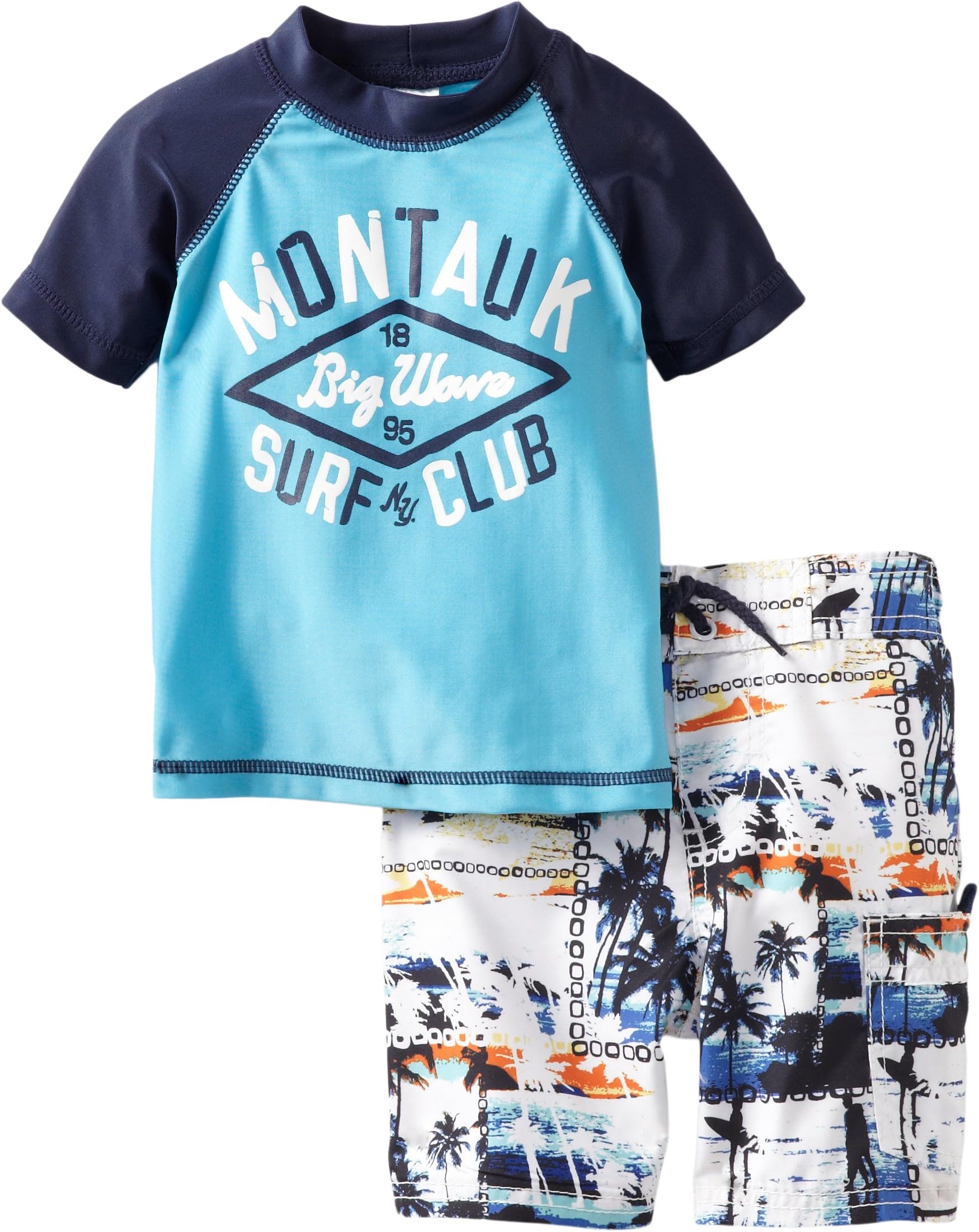 Osh Kosh Little Boys' Rash Guard Set