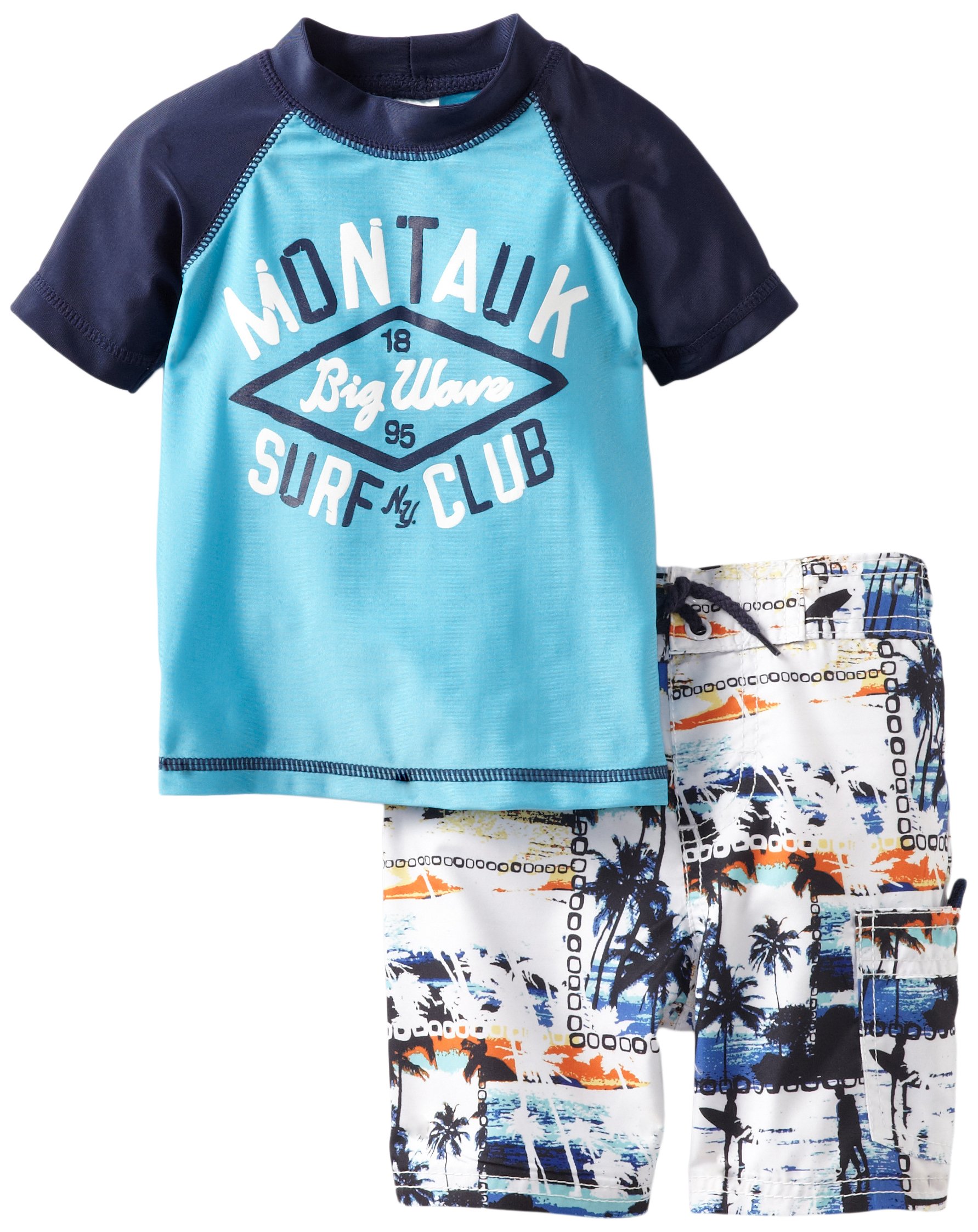 Osh Kosh Little Boys' Rash Guard Set