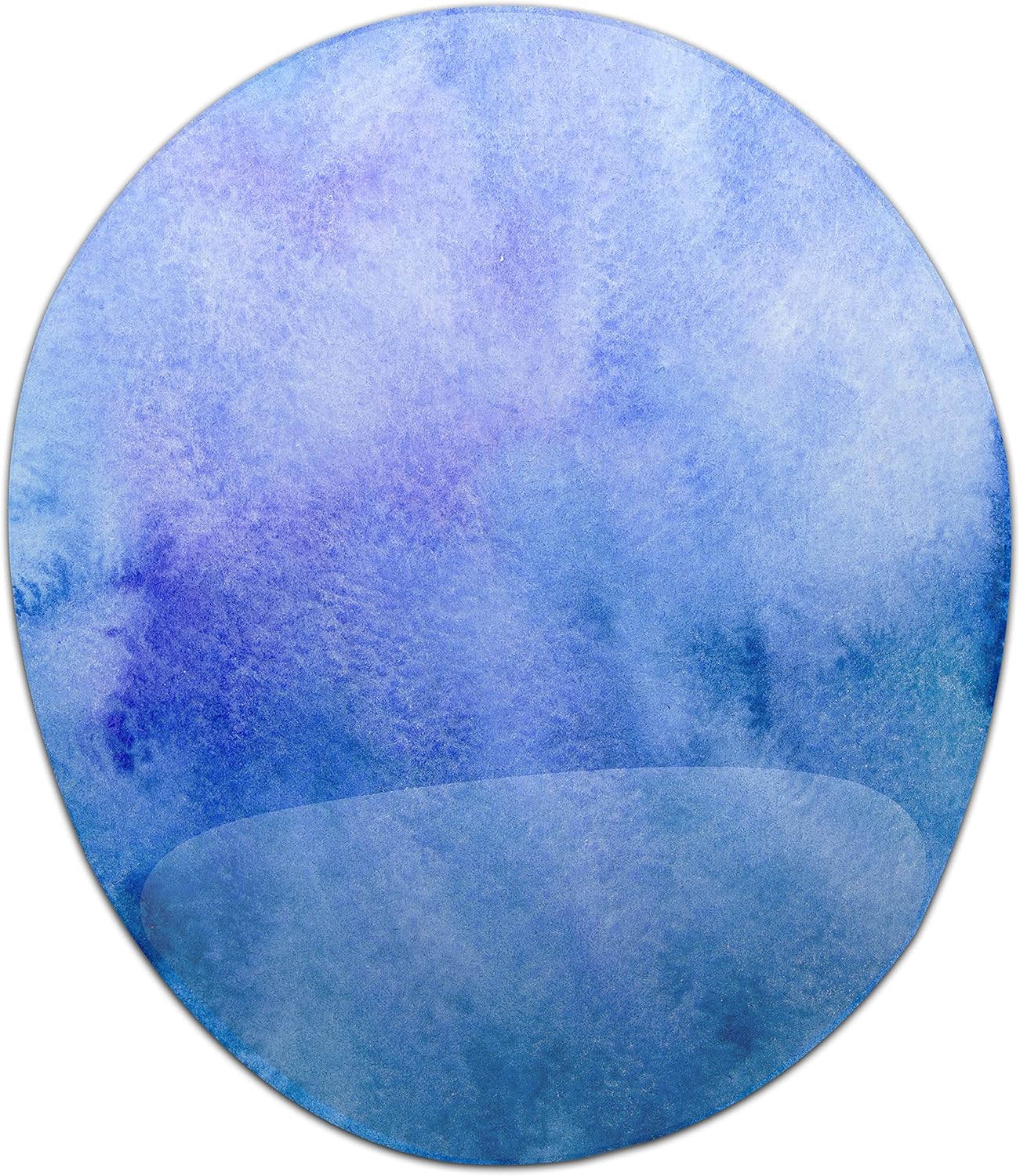 Bonamaison, Ergonomic Mouse Pad with Wrist Rest, Digital Printed Mouse Mat for Tendon Sheath Problems, Non-Slip Base, for Office and Home, Size: 20 x 23 cm