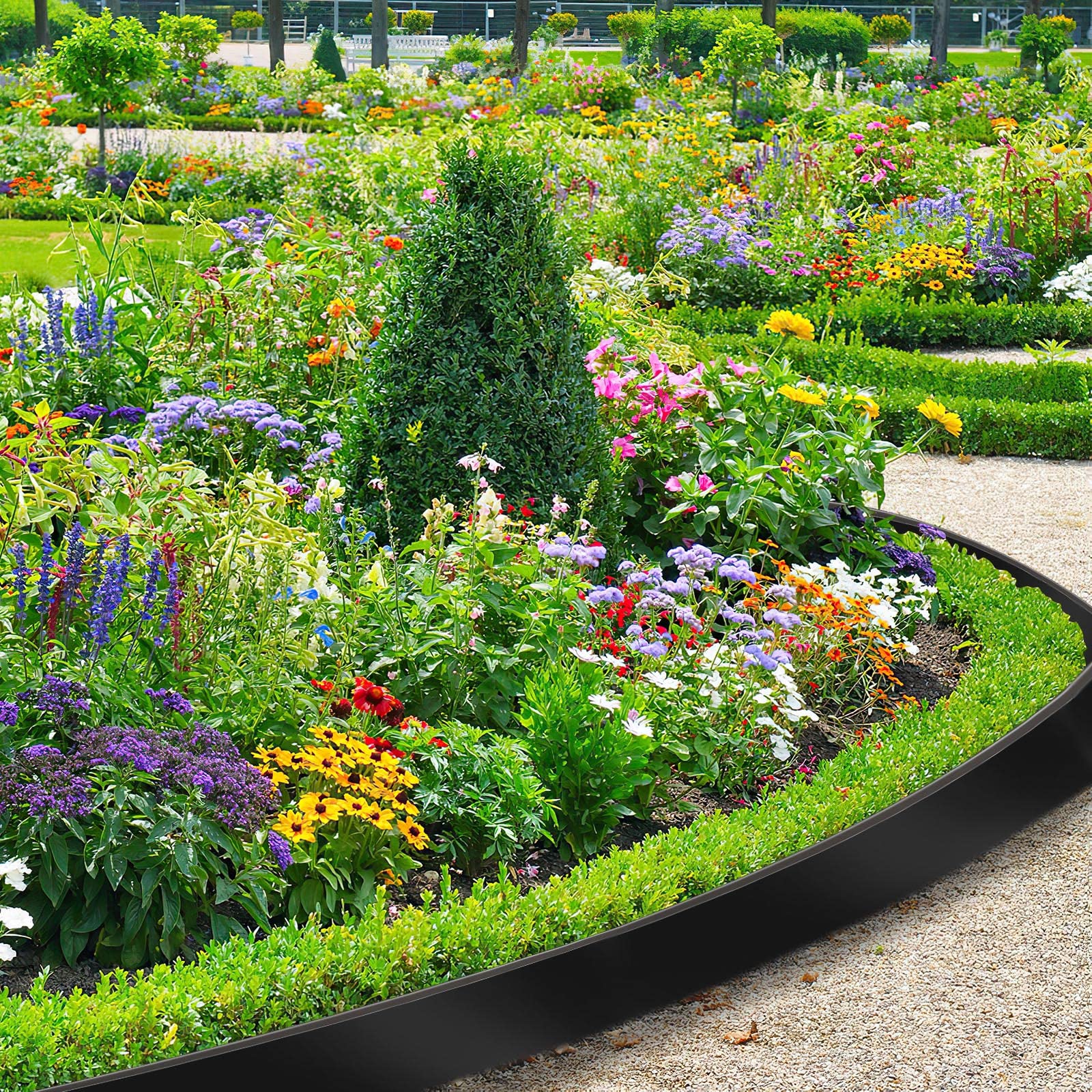 Bordure De Pelouse En Métal Galvanisé 5 M, 10 M, 15 M, 20 M, 25 M, 30 M, 35 M, 40 M, 45 M, 50 M