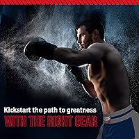 Vista 38 de Ringside Bañador de boxeo profesional para jóvenes Rojo/Negro