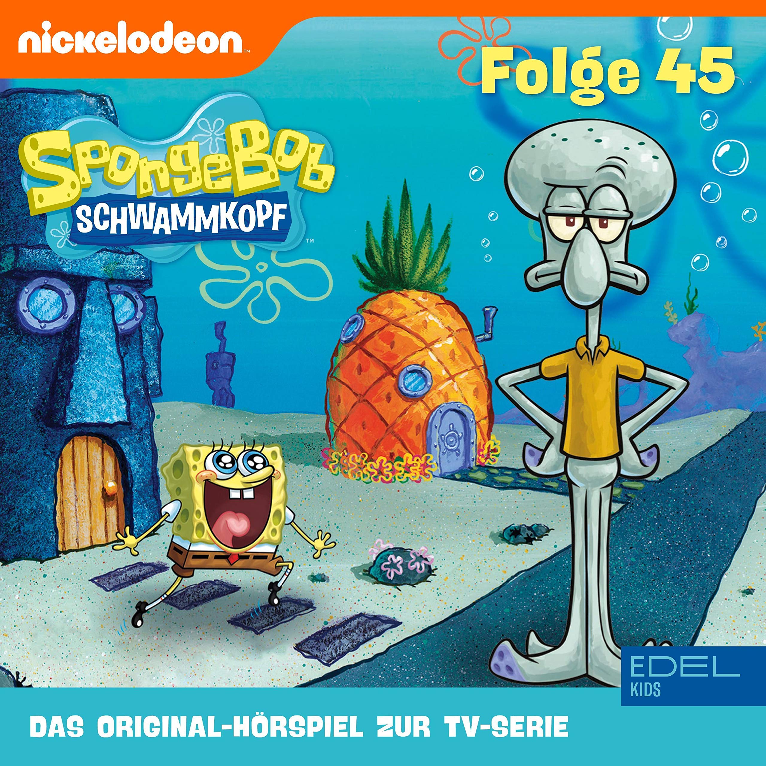 Cover art for SpongeBob Schwammkopf 45. Das Original-Hörspiel zur TV-Serie