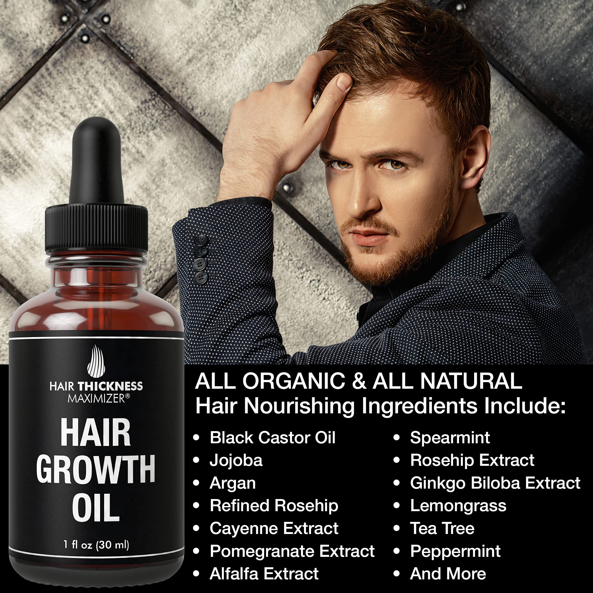 Buy BEST Organic Hair Growth Oils GUARANTEED. Stop Hair Loss NOW by