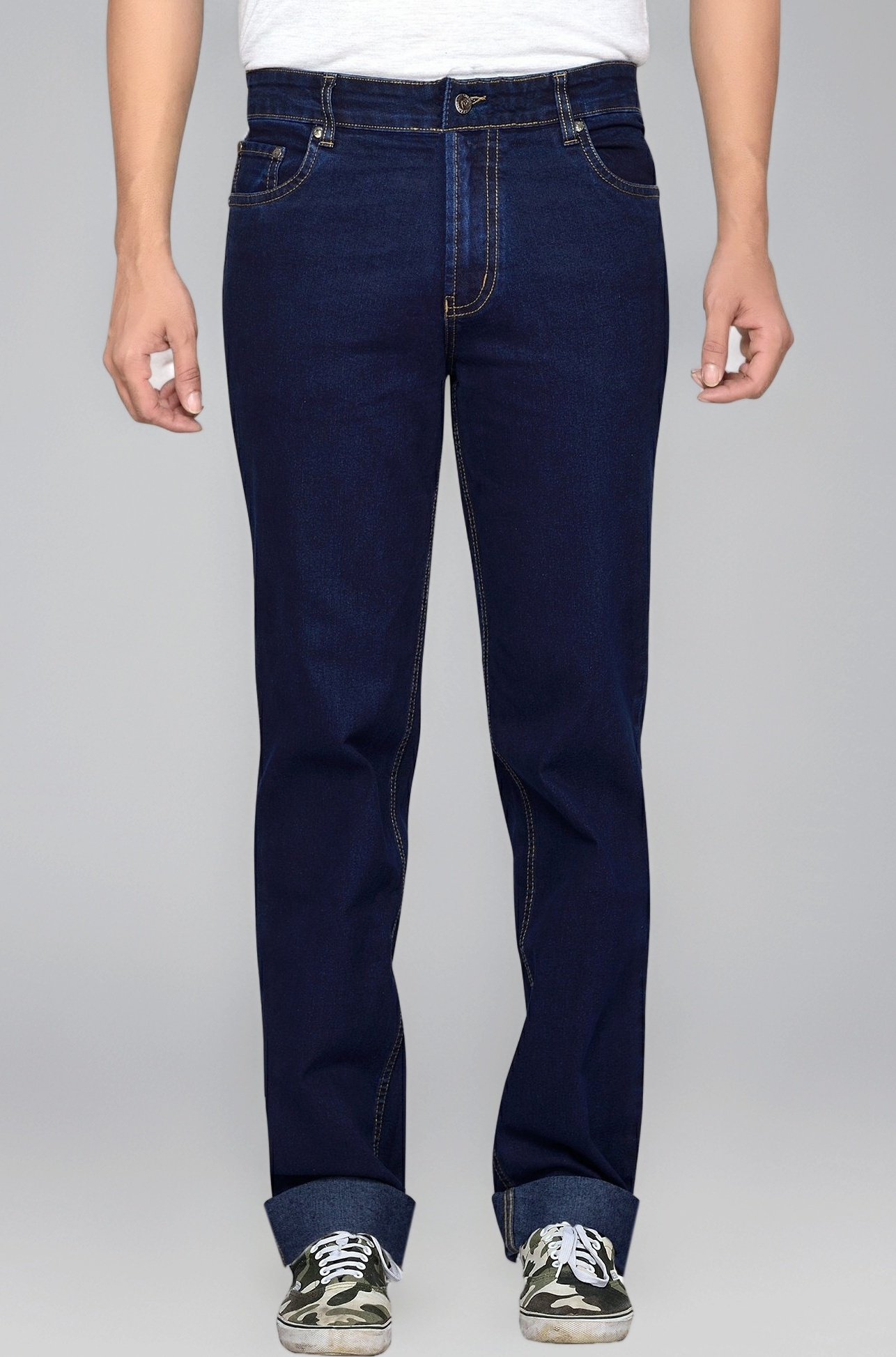 Men's Relaxed Fit Stretchable Jeans (Made in India)