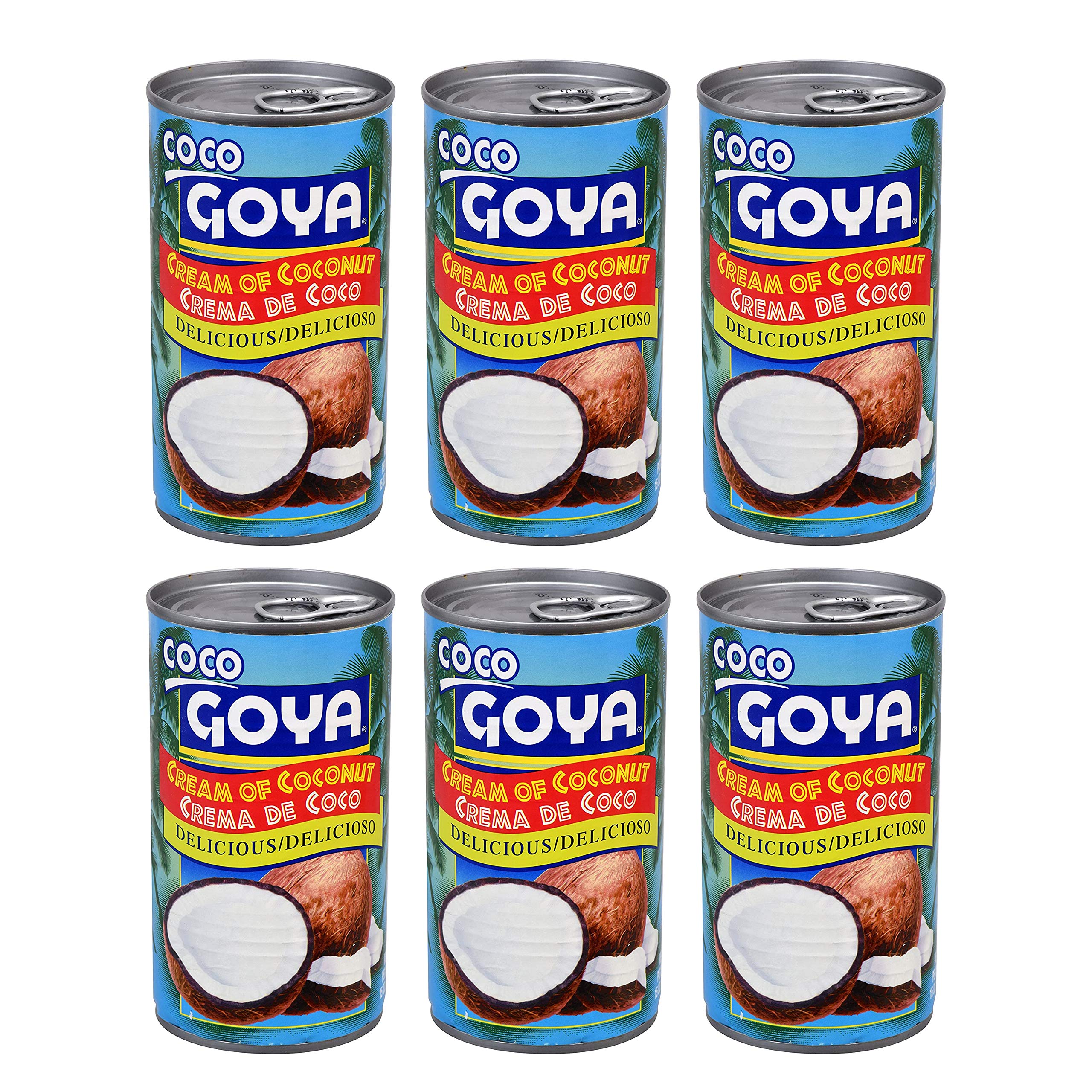 Goya Crema de Coco - Crema de Coco (6 Pack, Total de 88 onzas)