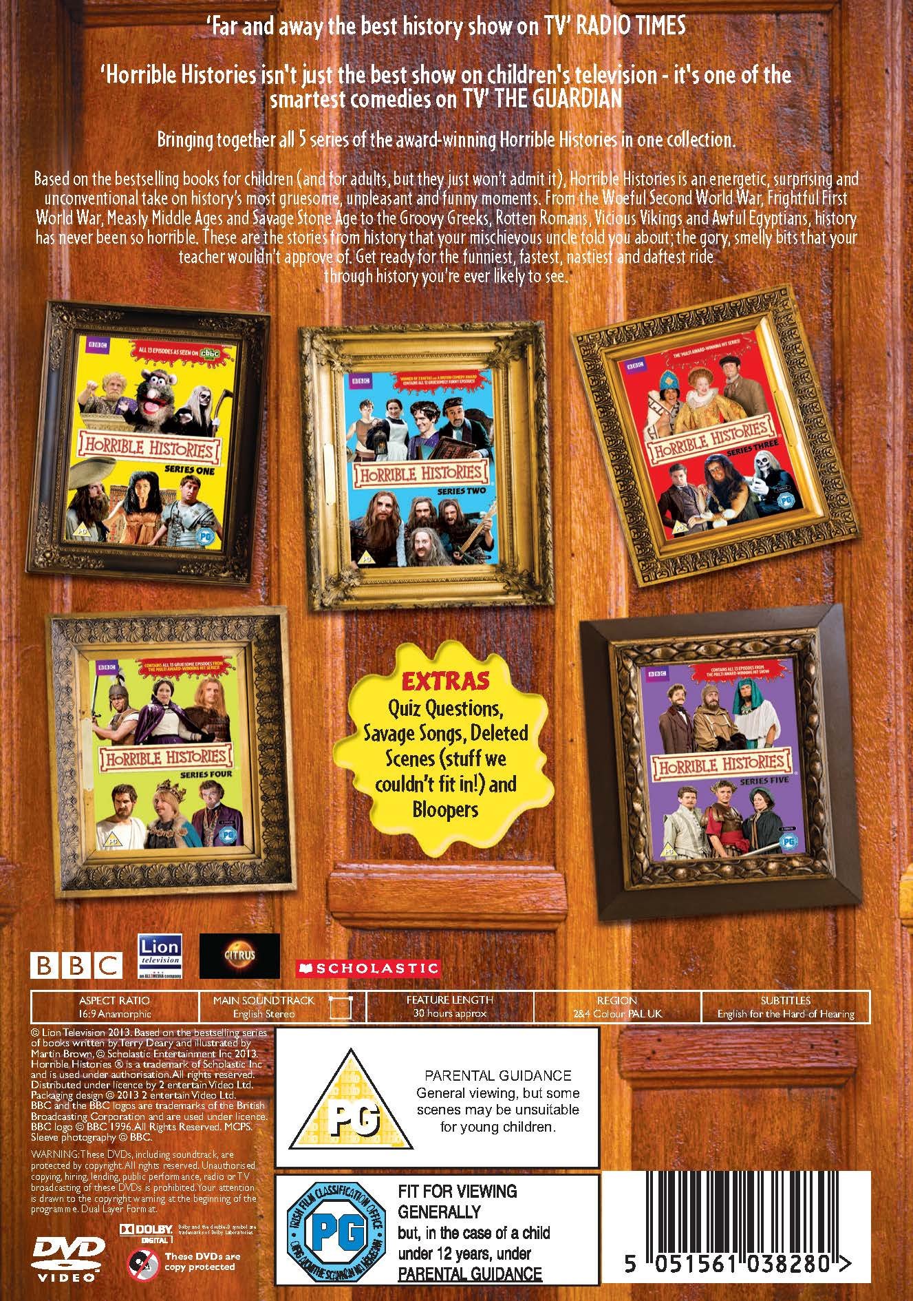 Horrible Histories - Series 1-5 Box Set [Edizione: Regno Unito]