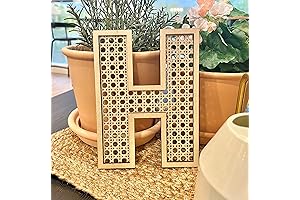 Rattan Style Letters: An Exquisite Wall Decor Accent