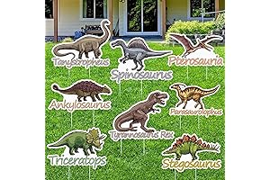 Vibrant Dinosaur Decor for Outdoor Adventures