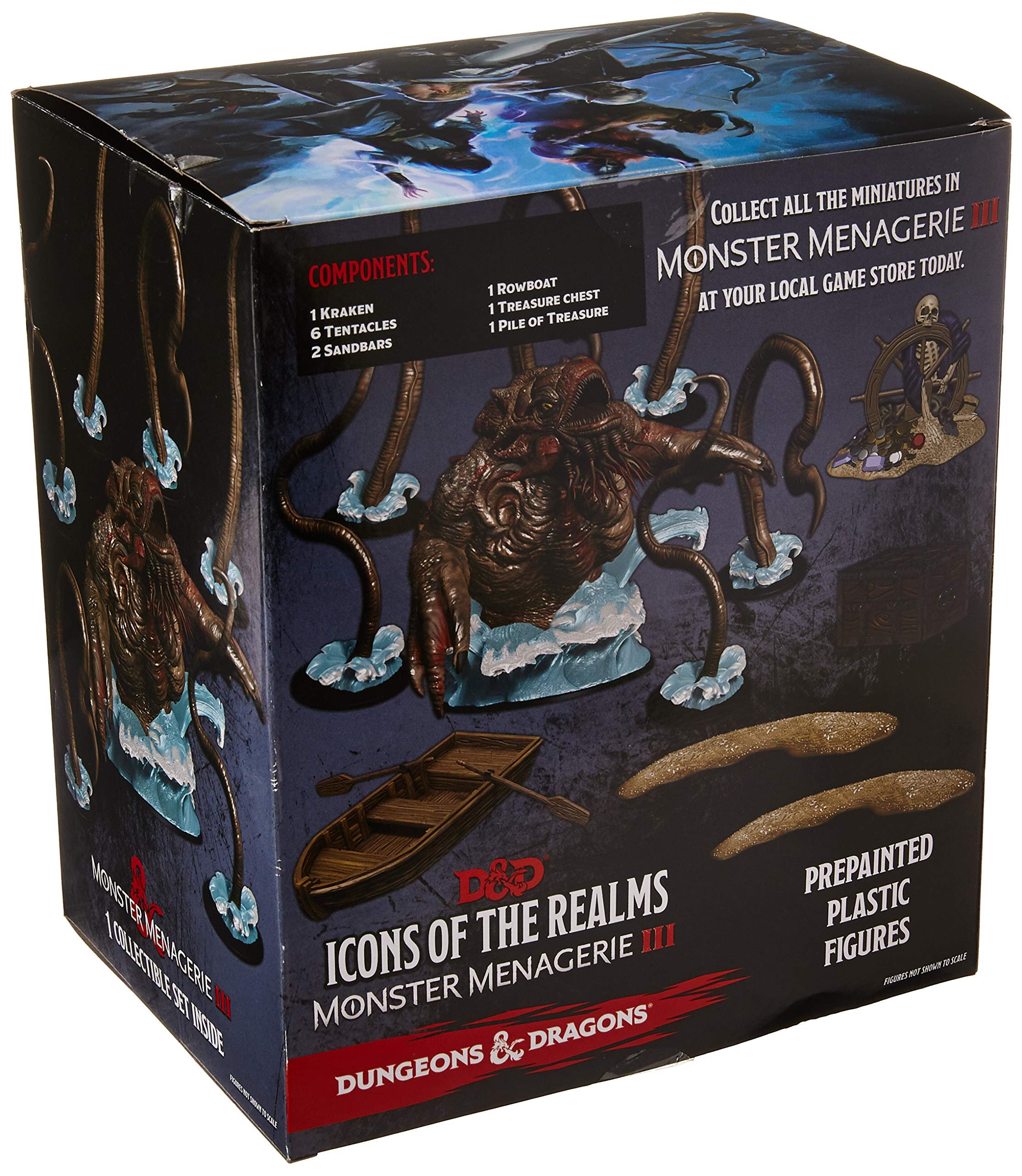 Amazon.com: Dungeons & Dragons Icons of The Realms Monster Menagerie III  Kraken and Islands : Everything Else
