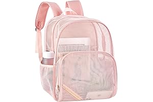 COVAX Bright Pink Mesh Backpack