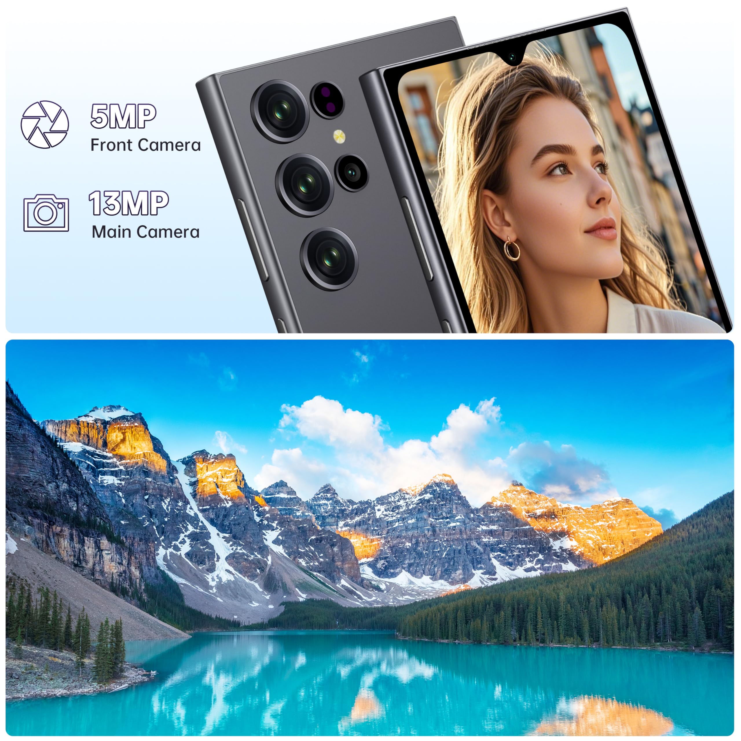 OUKITEL C61 Pro Mobile Phones 2025 - Android 15 Phone, 6.88