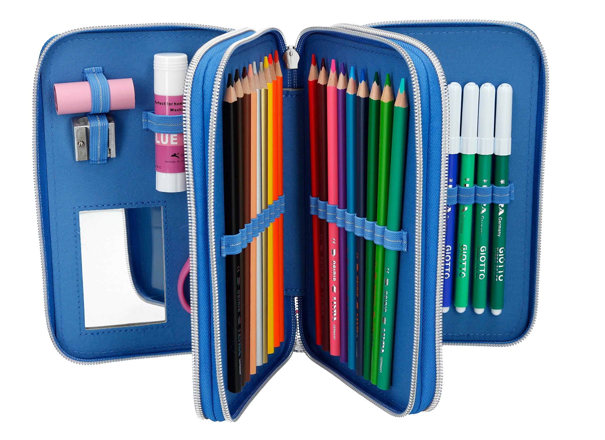 TOPModel 8722.002 - Federtasche, 3-fach, mehrfarbig