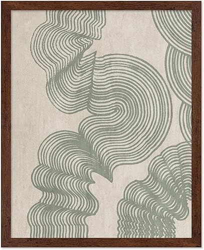 Miniatura 30 de Monem Art Line - Póster de dibujo de líneas curvas, arte geométrico, arte de boceto, arte abstracto, arte moderno de mediados de siglo, arte