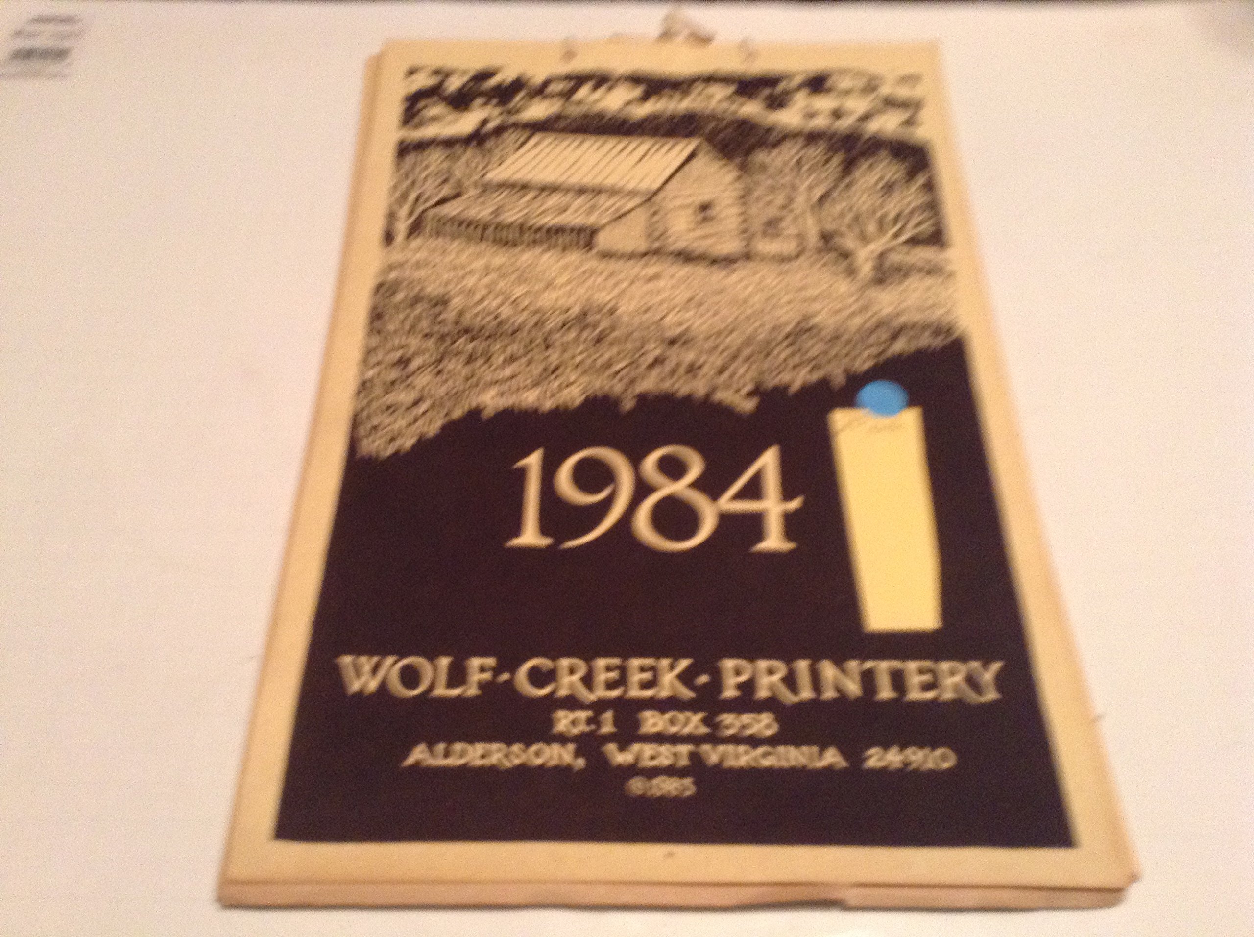 Amazon.com: 1984 WOLF CREEK CALENDAR ALDERSON WEST VIRGINIA : VARIOUS: Everything Else amazon-com-1984-wolf-creek-calendar-alderson-west-virginia-various-everything-else