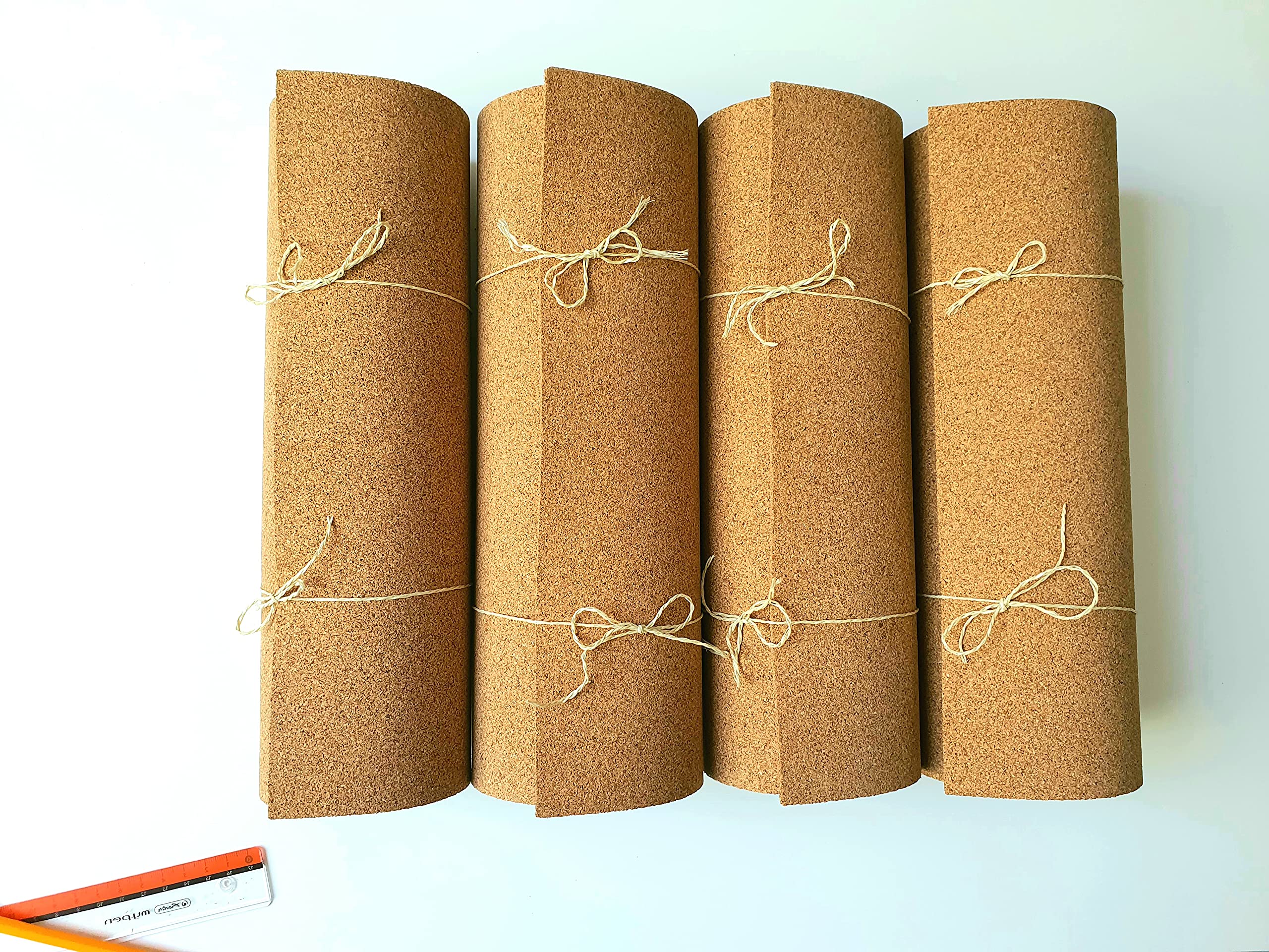 High Density Cork Sheet Rolls - 915mm X 305 mm - 3 mm Thick - 4 Rolls