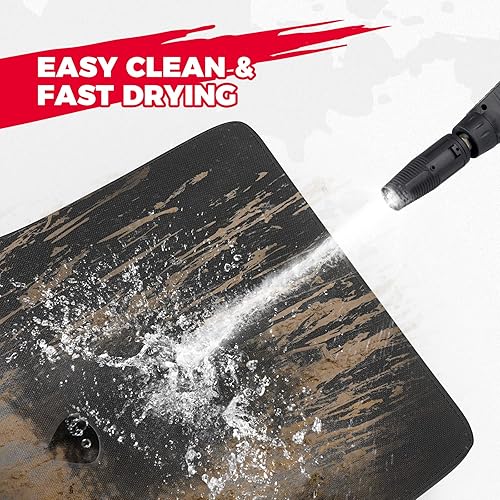 Miniatura 3 de KEMIMOTO Funda de asiento compatible con Kubota para tractor L2501, L3301, L3901, L4701, L3302, L3902, Kubota LA765, protección de tela Oxford negra