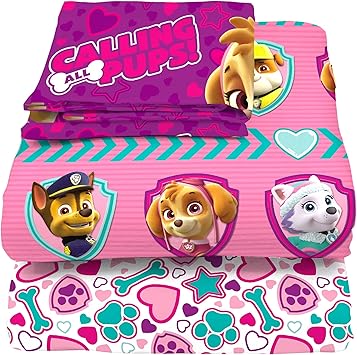 Nickelodeon PAW Patrol Puptacular Sheet Set, Twin