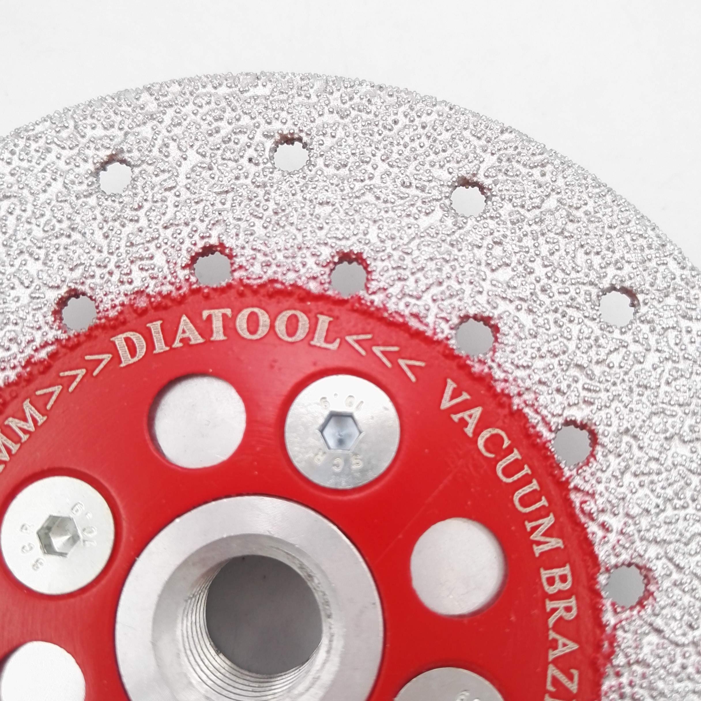 SHDIATOOL Dwustronna tarcza szlifierska do cięcia diamentowego 2 szt. 100 mm/115 mm najwyższej jakości lutowanie próżniowe gwint M14 szybkie cięcie kształtowanie szlifowanie marmuru ceramika