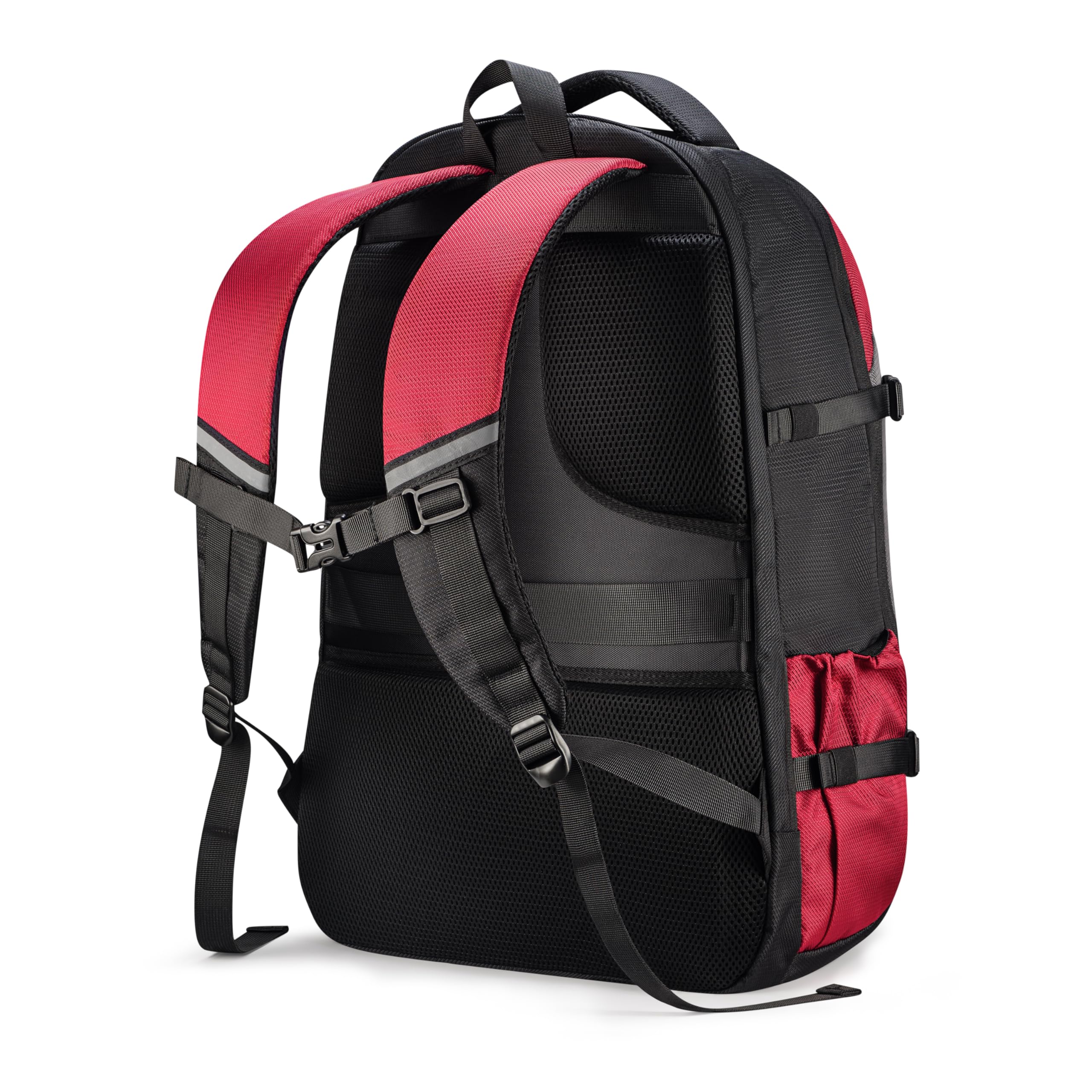 BARRENS Mochila de equipaje de mano, 55 x 40 x 20 cm, ligera mochila de viaje de 38 l, para avión con elementos reflectantes y diseño ergonómico