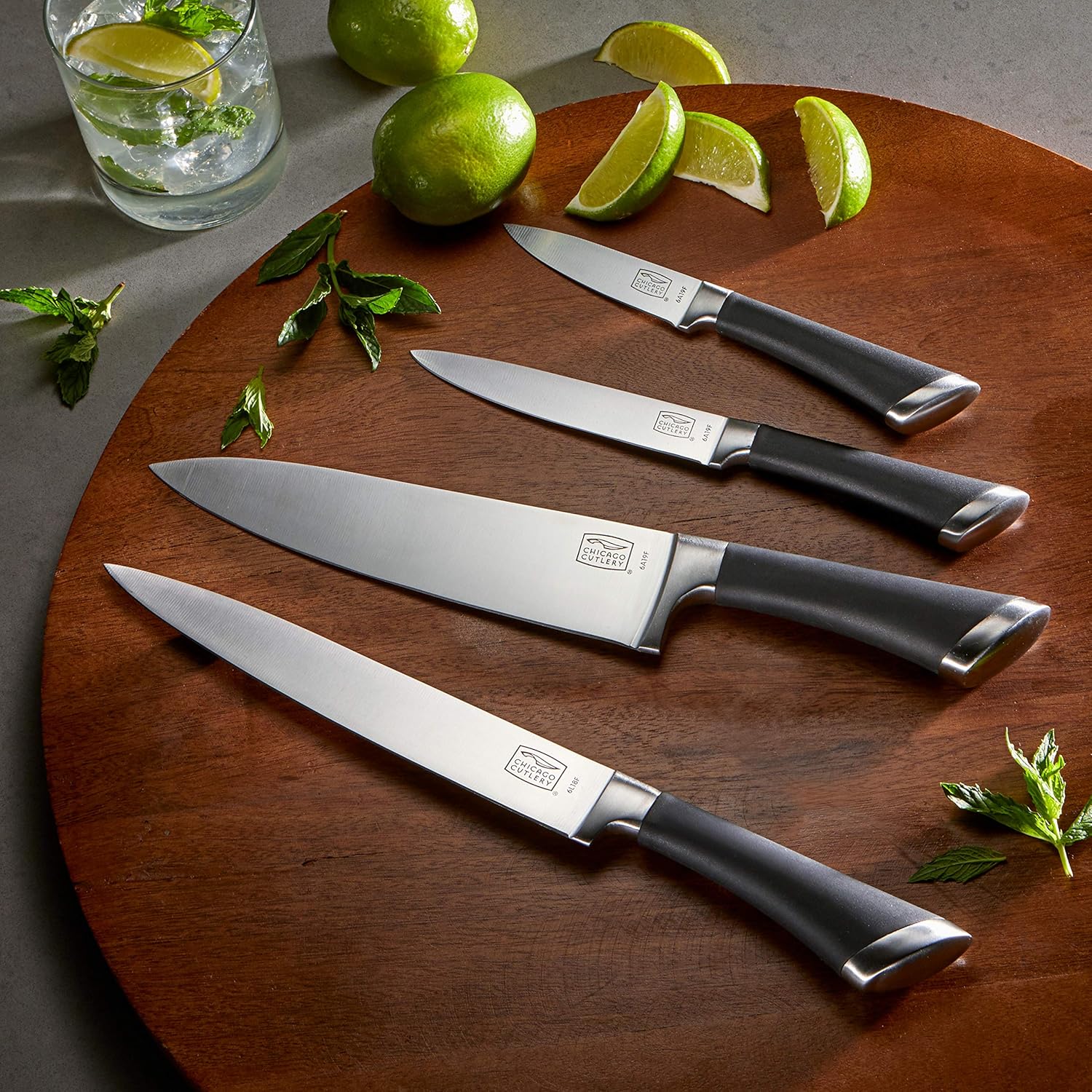 Chicago Cutlery Fusion Steak Knife Set, 6 Pieces: Kitchen & Dining