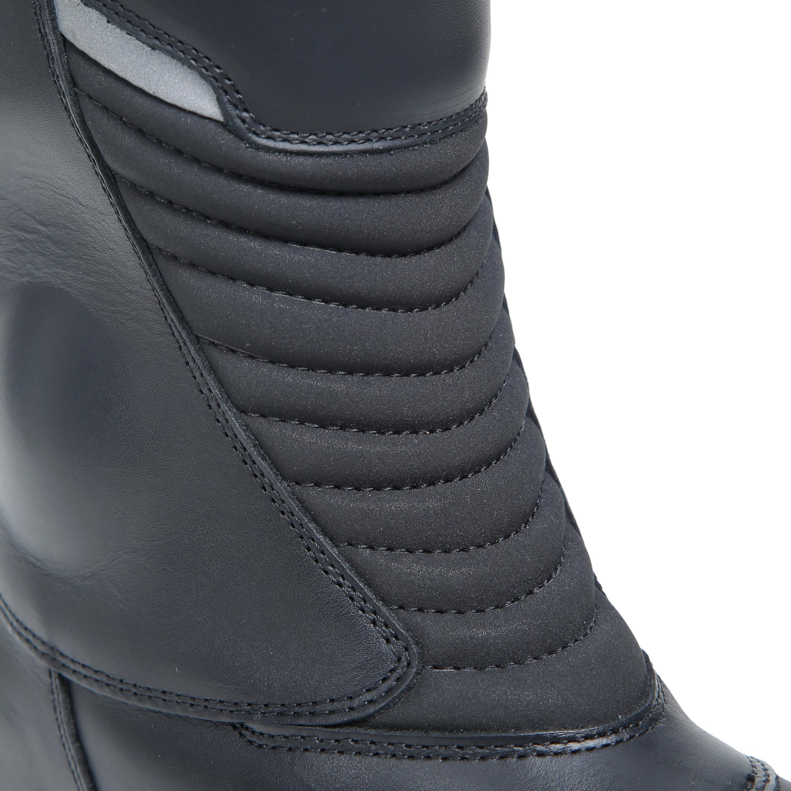 TCX - Lady Aura Plus Waterproof, Stivale da Moto Donna, Stivale Touring da Donna Impermeabile con Membrana T-DRY, Tomaia in Pelle Rifinita, Chiusura con Zip Elastica e Velcro, Nero