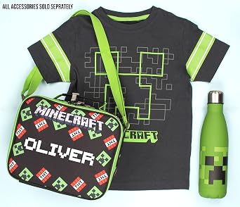 Minecraft Sprites Boys' T-Shirt Green