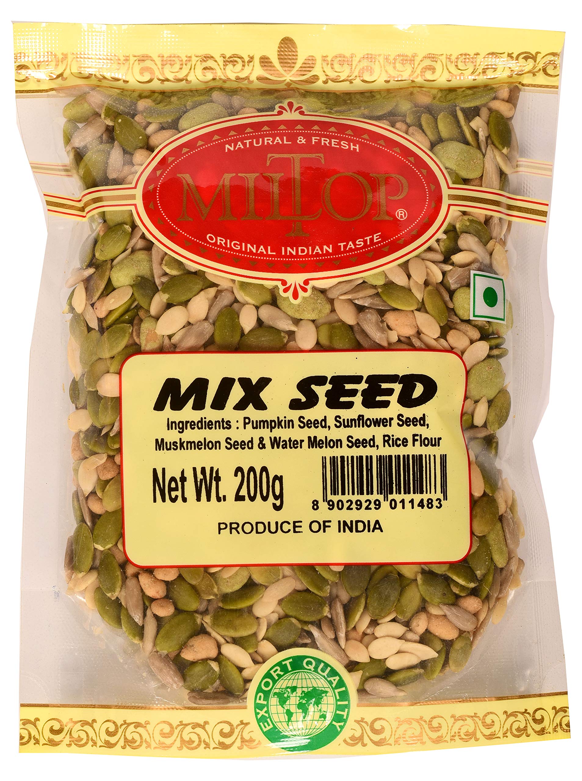 Miltop Pumpkin Sunflower Muskmelon Watermelon Seeds Mix for Eating, 200g (B08QJ8DG5J) Amazon Price History, Amazon Price Tracker