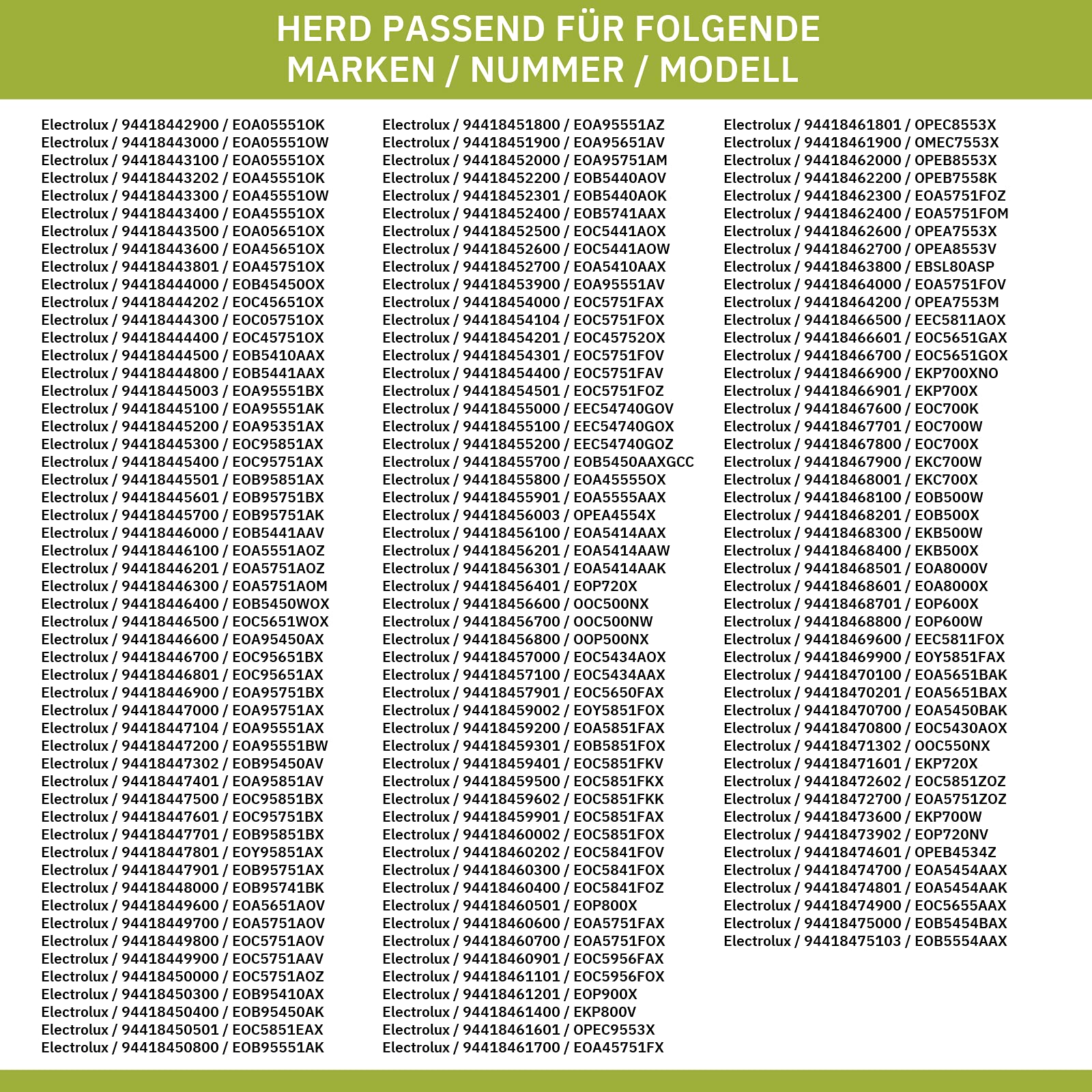 eVendix Haltegitterset 405549214/6 Links rechts für Backbleche und Roste Backofen