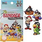 BioSwiss Bandages, Pirate Shaped Self Adhesive Bandage Set, Latex Free, Sterile Wound Care, 24 Count