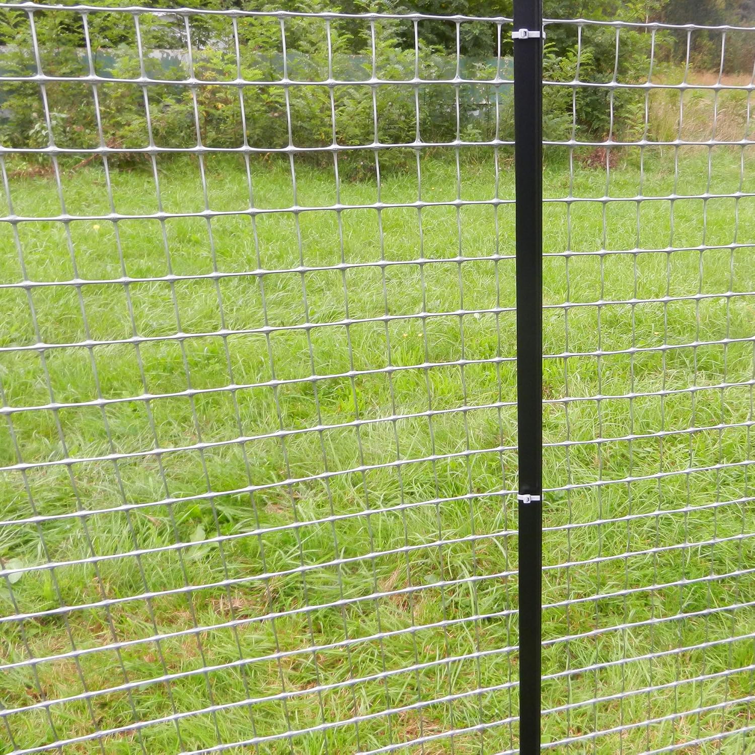 TENAX Millennium Plastic Fence Mesh, 1 x 25 m, Silver