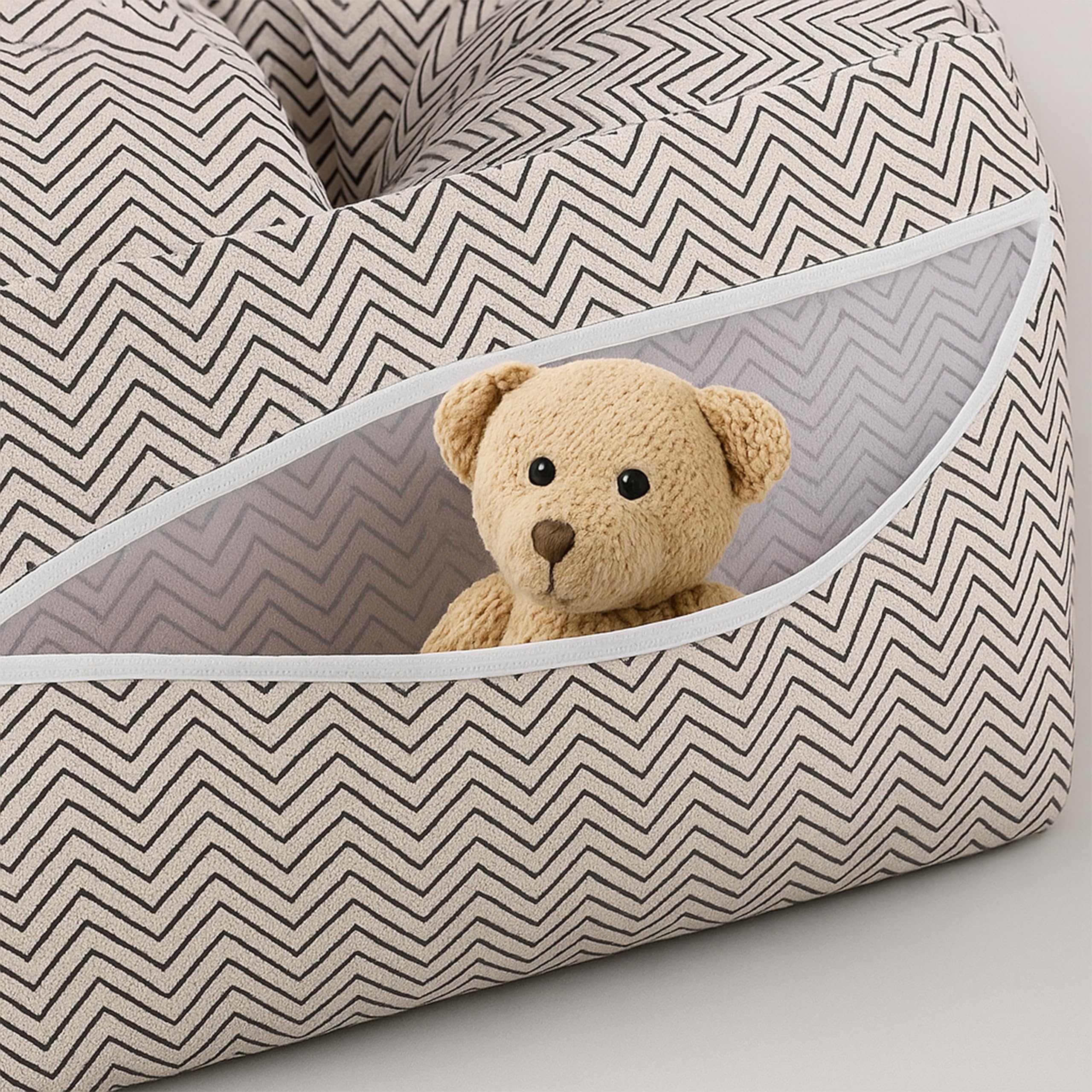PlayGround® Cuscino per Seggiolone da Supermercato, Carrello della Spesa - Proteggi Seggiolino Copertura Carrello Bambino Portatile - Confortevole e Morbido - Lavabile in Lavatrice