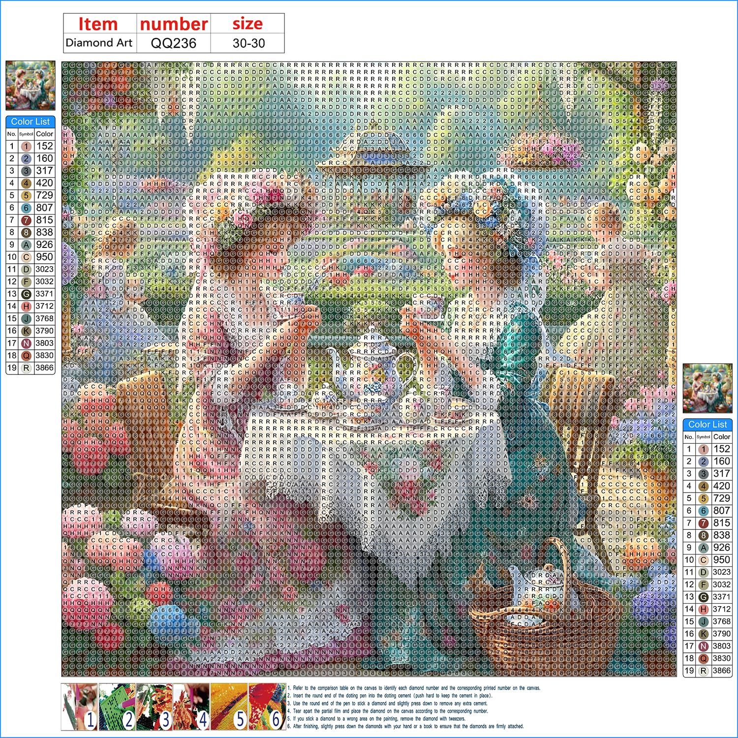 Diamond Painting prinses voor volwassenen, 5D doe-het-zelf diamond