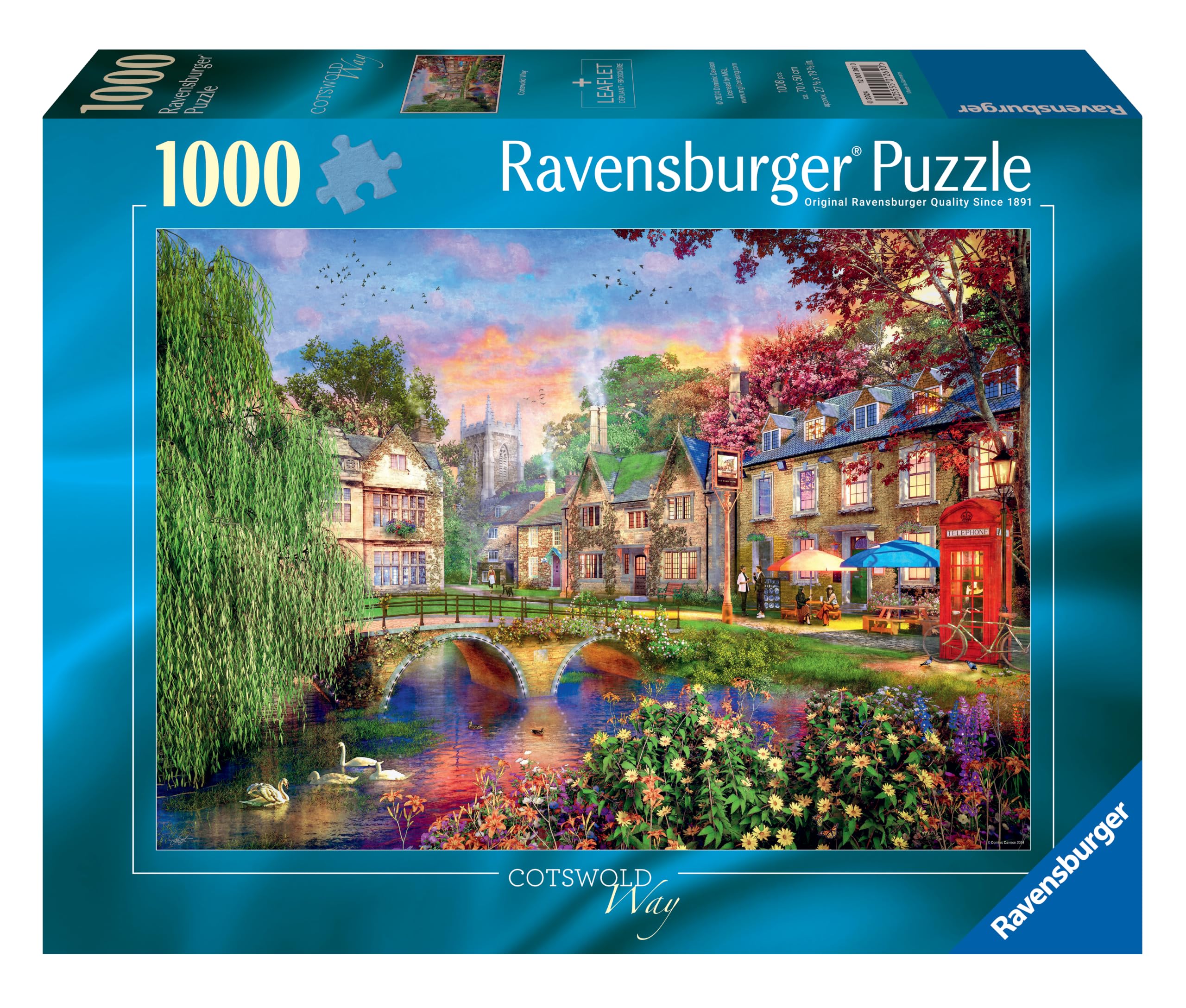 Ravensburger Cotswold Way 1000 Piece Jigsaw Puzzle Scenic Village UK