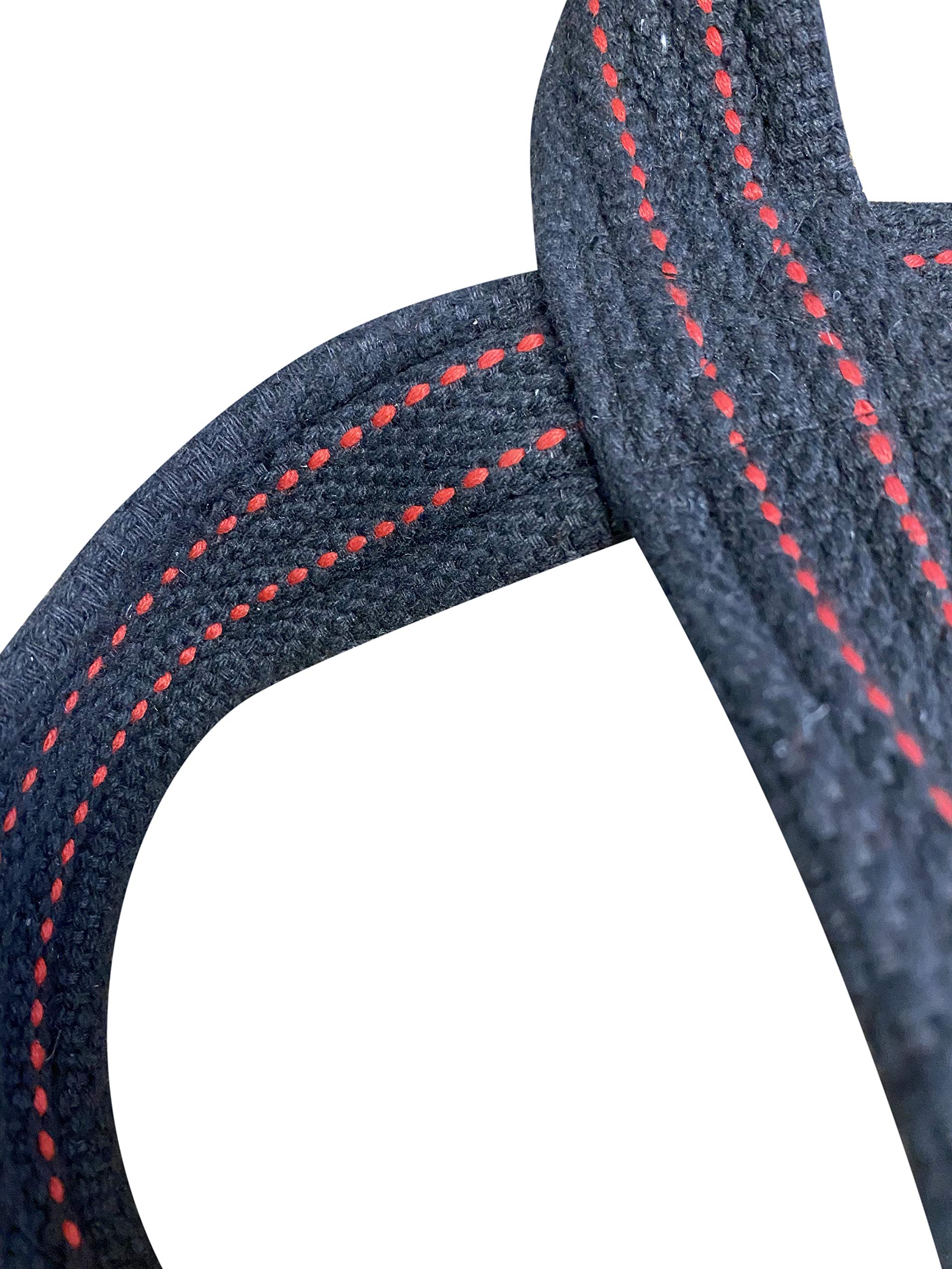 BEAR GRIP - Figure 8 Weight Lifting Straps Elite Edition (BLACK, L) - Image 2
