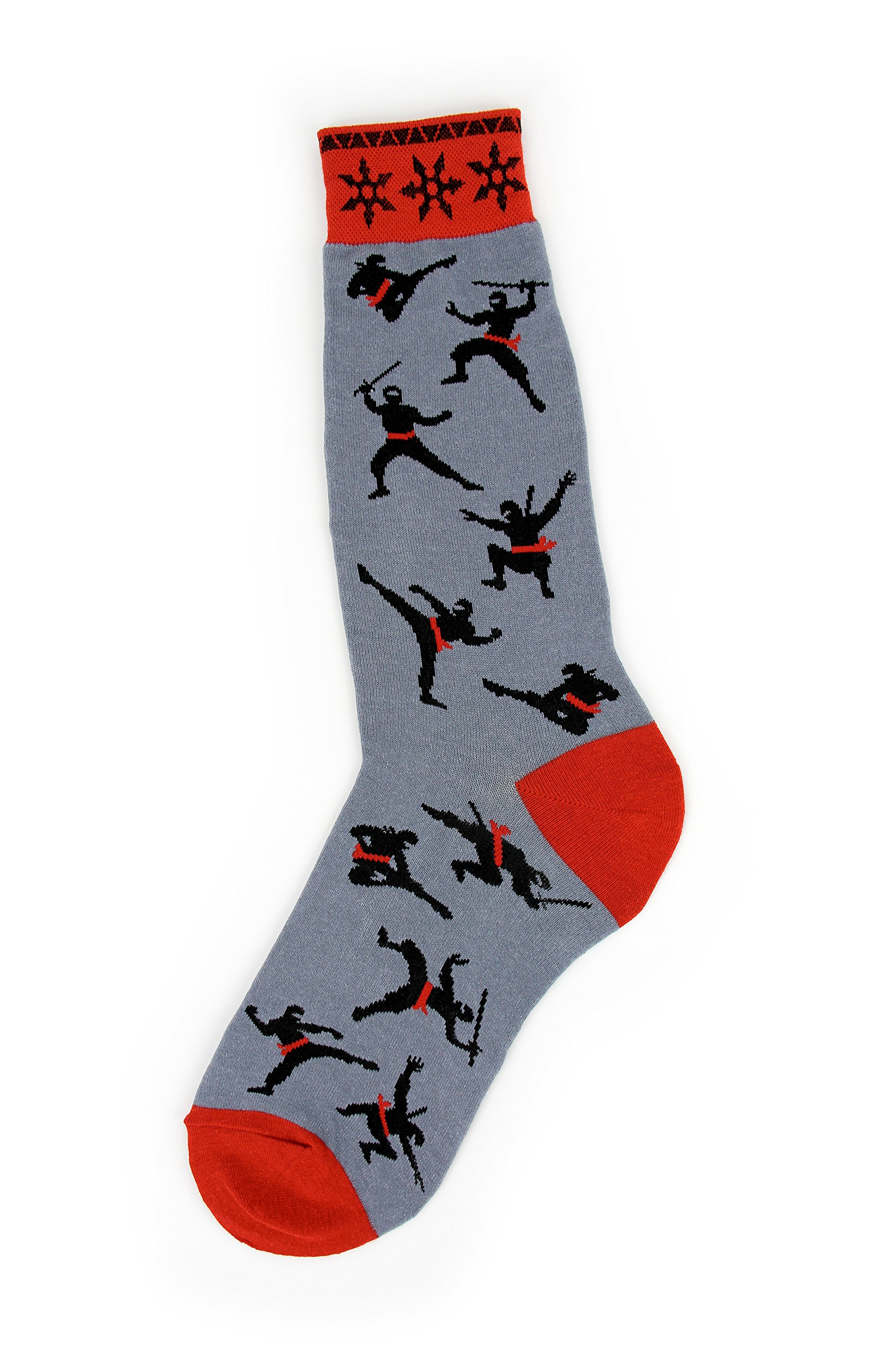 Foot TrafficMen's Sports-Themed Socks, Fits Men's Shoe Sizes 7-12