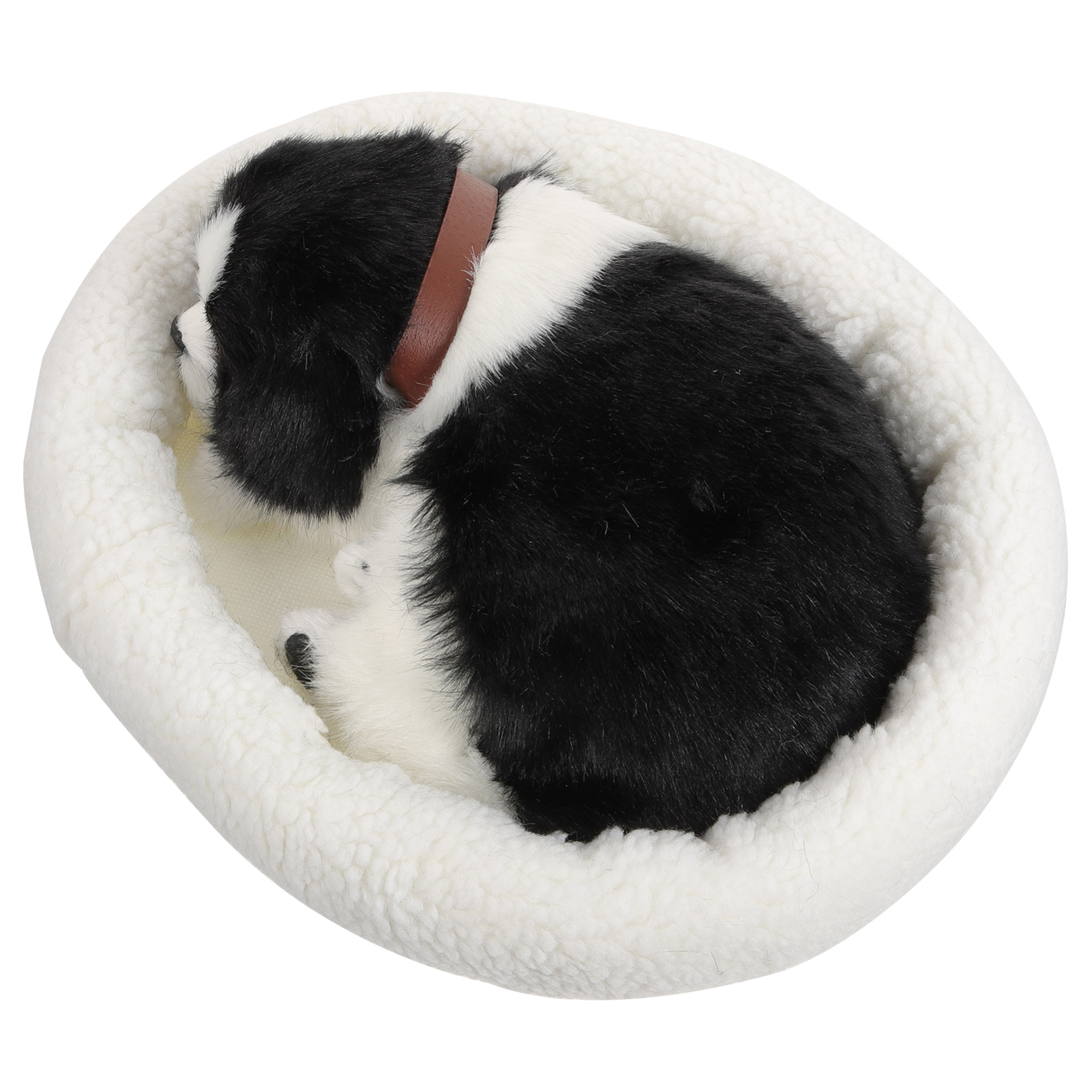 Amazon.com: Amosfun Realistic Sleeping Dog Model Ornament 11.41X9