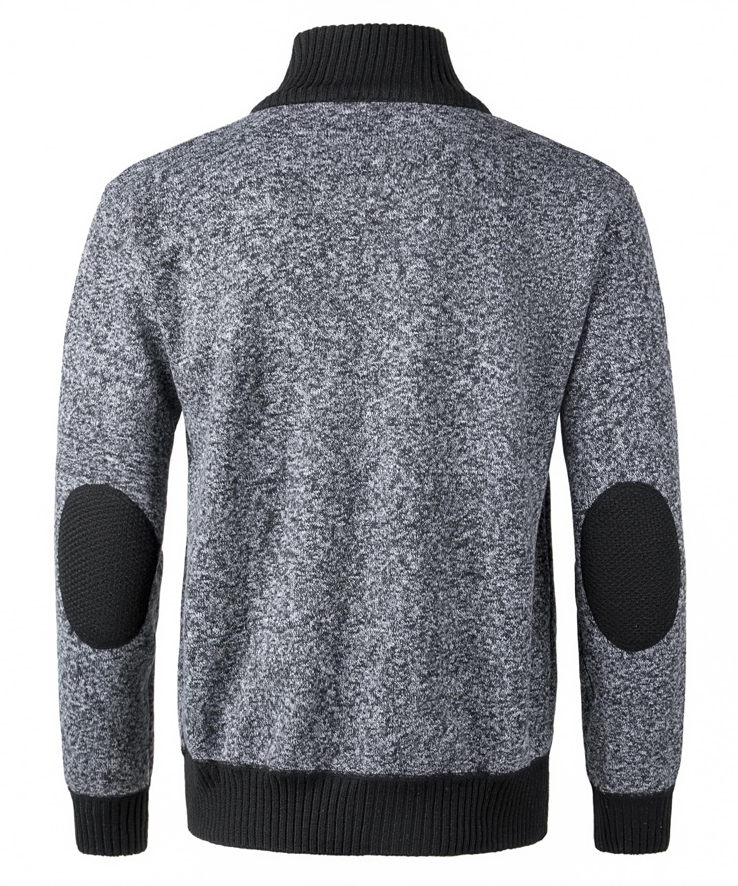 Herren Strickjacke Cardigan Fleece-gefüttert Strickjacken Sweatjacke Langarm Winterjacke