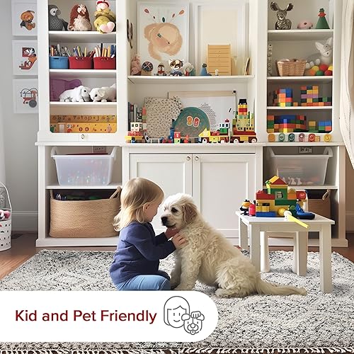 Miniatura 6 de nuLOOM Vasiliki - Alfombra de pelo largo estilo tribal marroquí