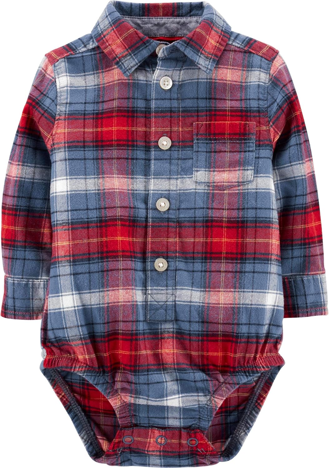 OSHKOSH B'GOSH Baby Boys' Buttonfront Bodysuit
