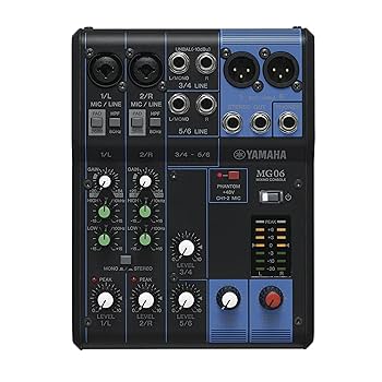 Amazon.com: Yamaha MG06 Mixing Console : Musical Instruments