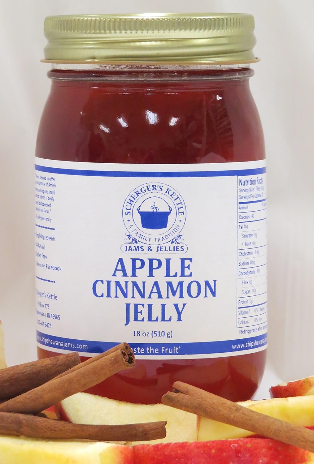 Apple Cinnamon Jelly, 18 oz Grocery & Gourmet Food