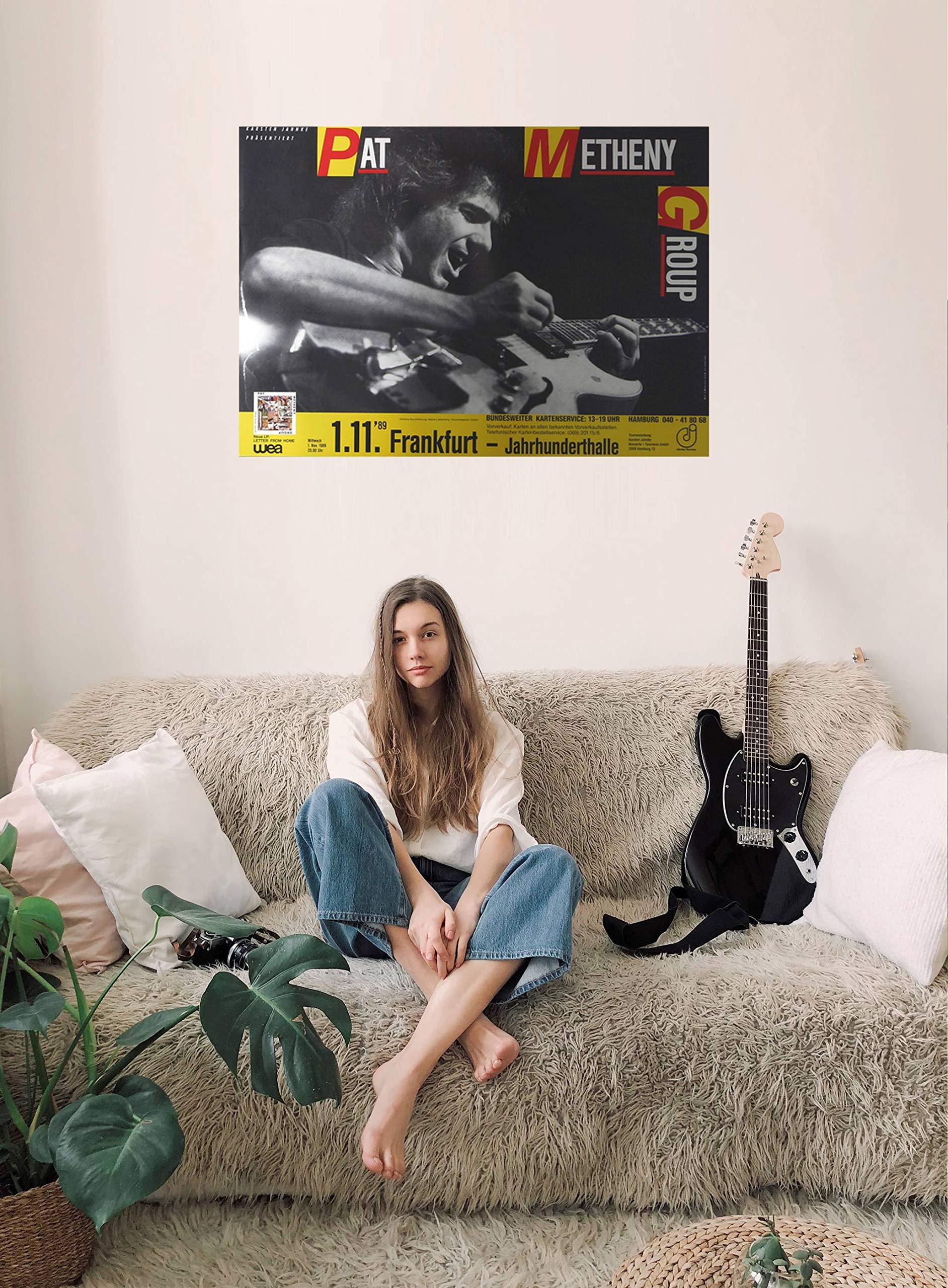 Pat Metheny - Letter from Home, Frankfurt 1989 » Konzertplakat/Premium Poster | Live Konzert Veranstaltung | DIN A1 «