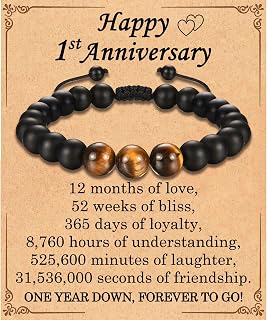 Best Ever Gifts for Mens Teen Boys, Beads Bracelet Gifts for Friend Brother Uncle Boyfriend Grandpa Dad Son Grandson Nephew New Dad Stepdad Husband on Birthday Christmas Valentines Fathers Graduation